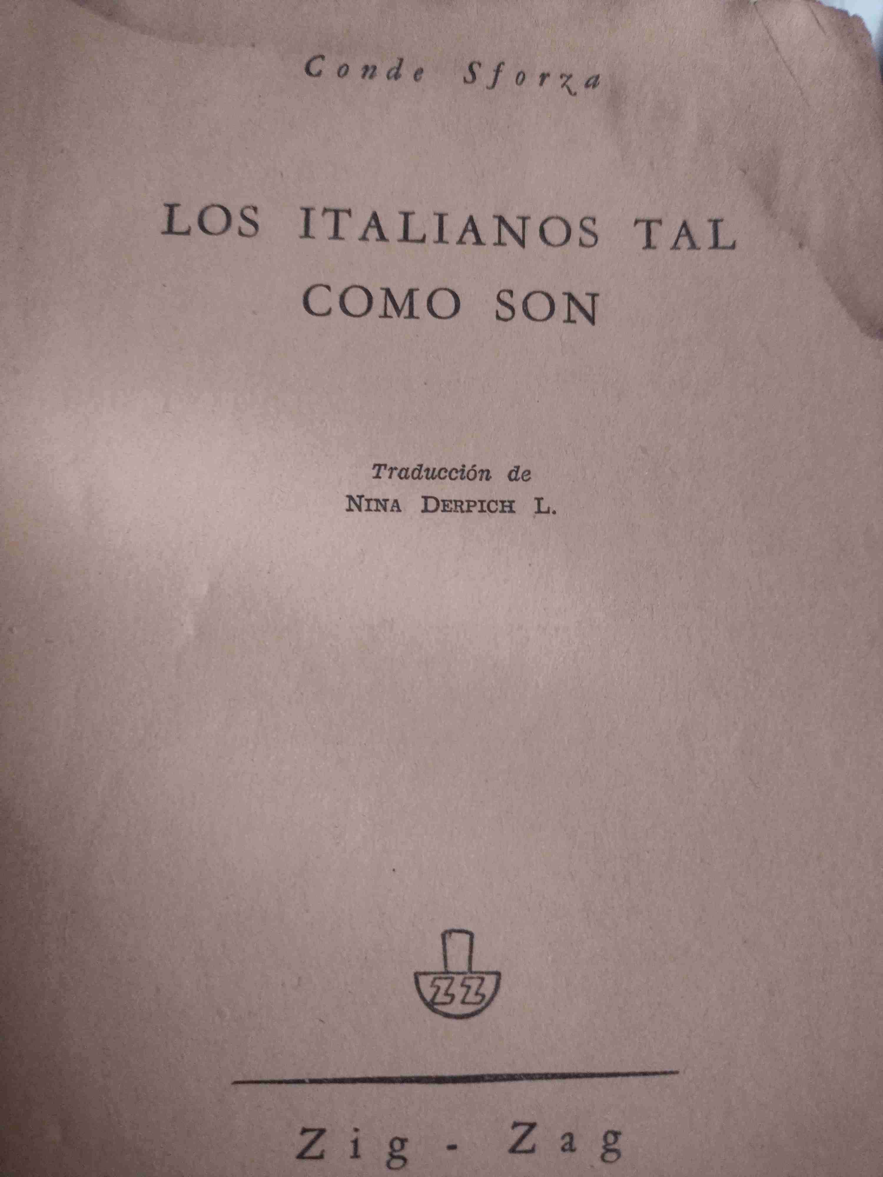 Libro 'Los Italianos tal como son'
