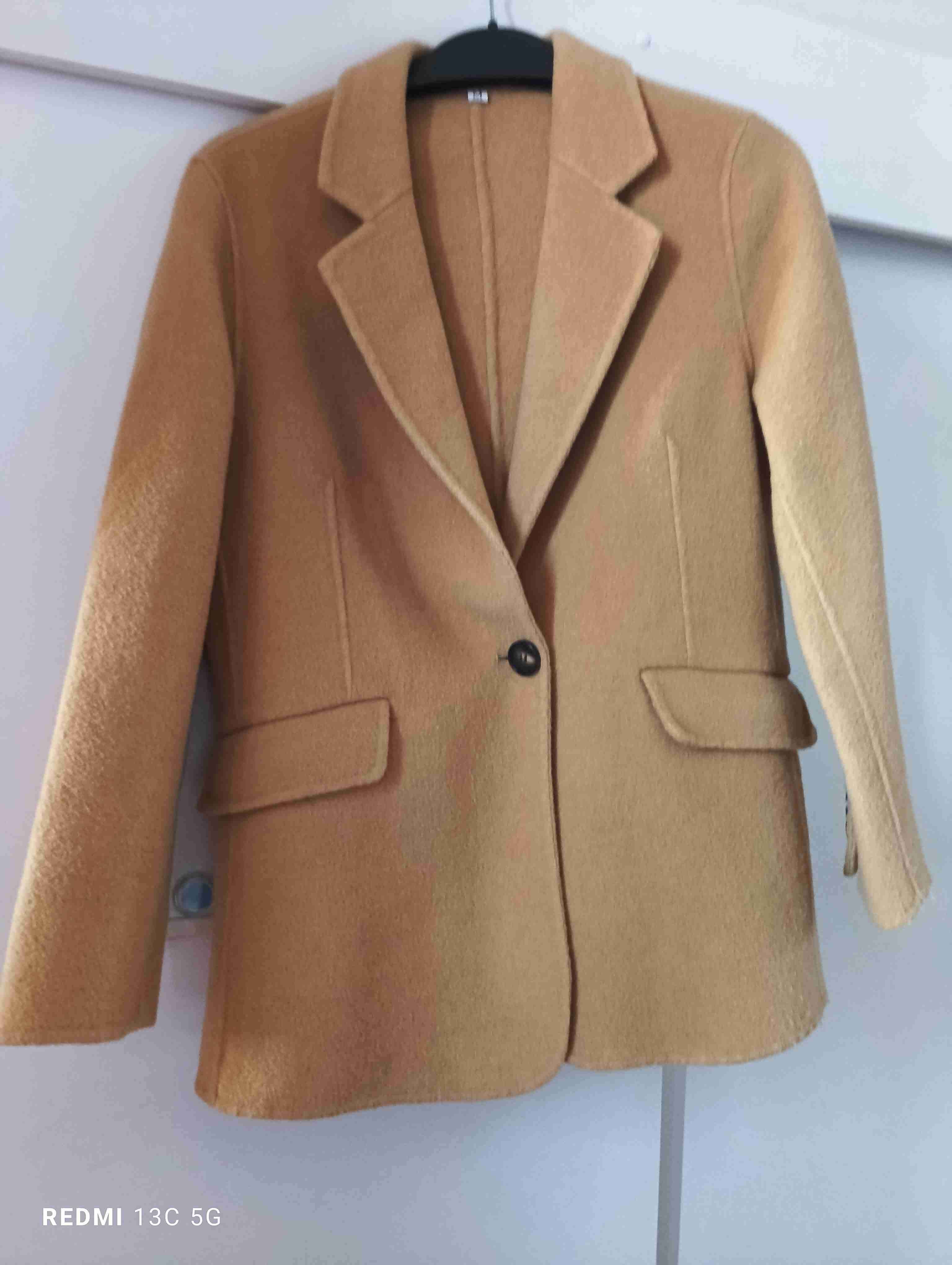 Blazer camel elegante