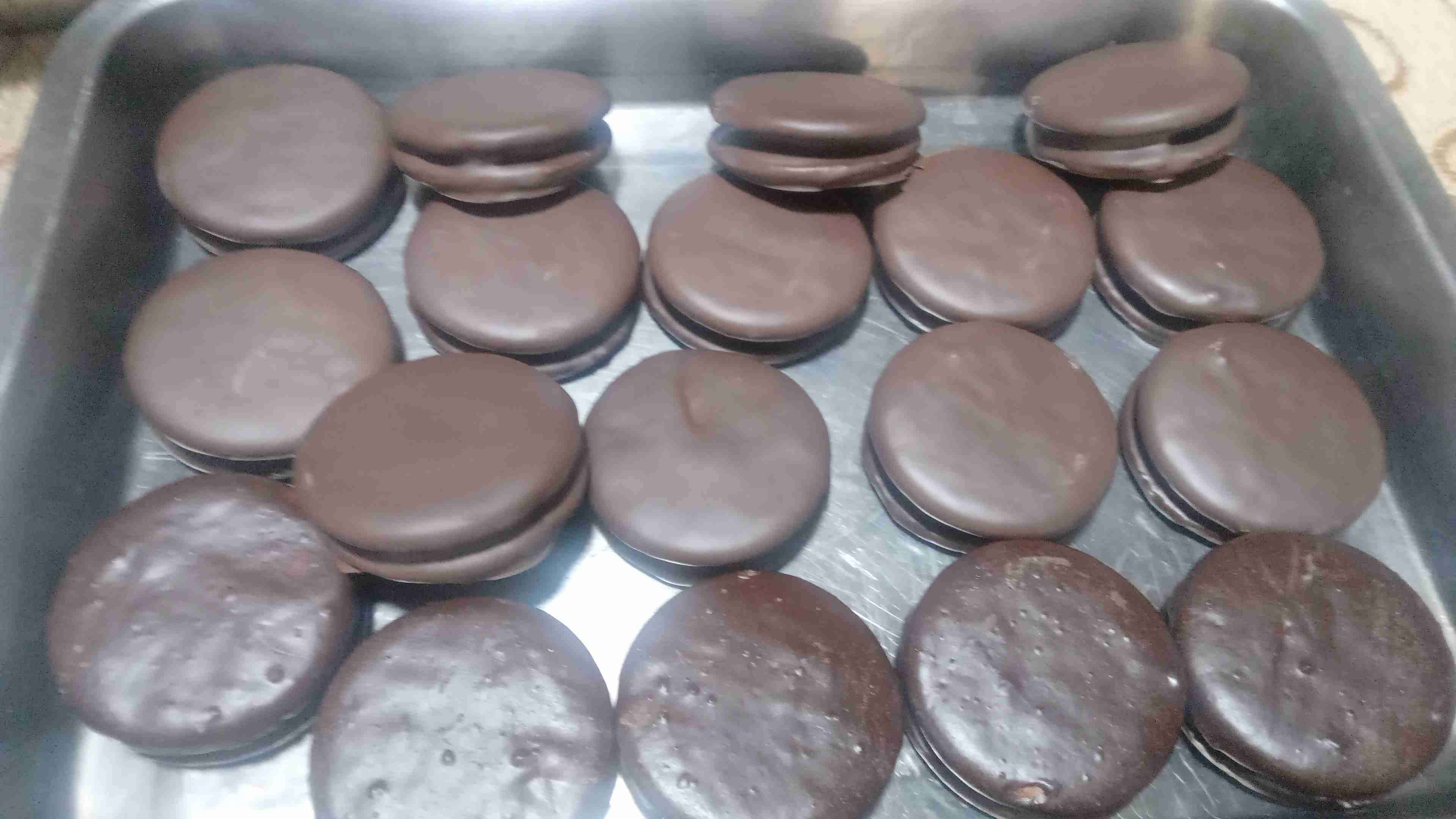 Alfajores de chocolate caseros