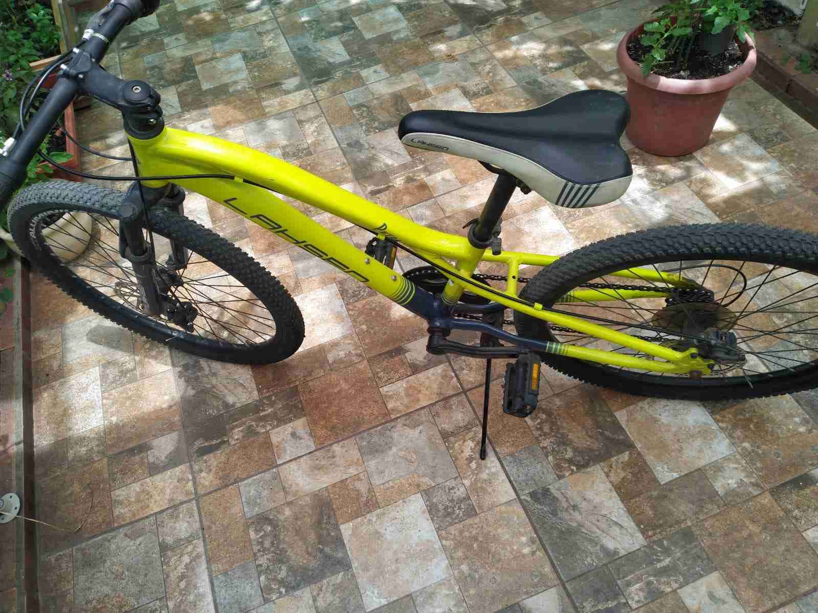 Bicicleta montaña Lahsen amarilla aro 20 - miniatura 3