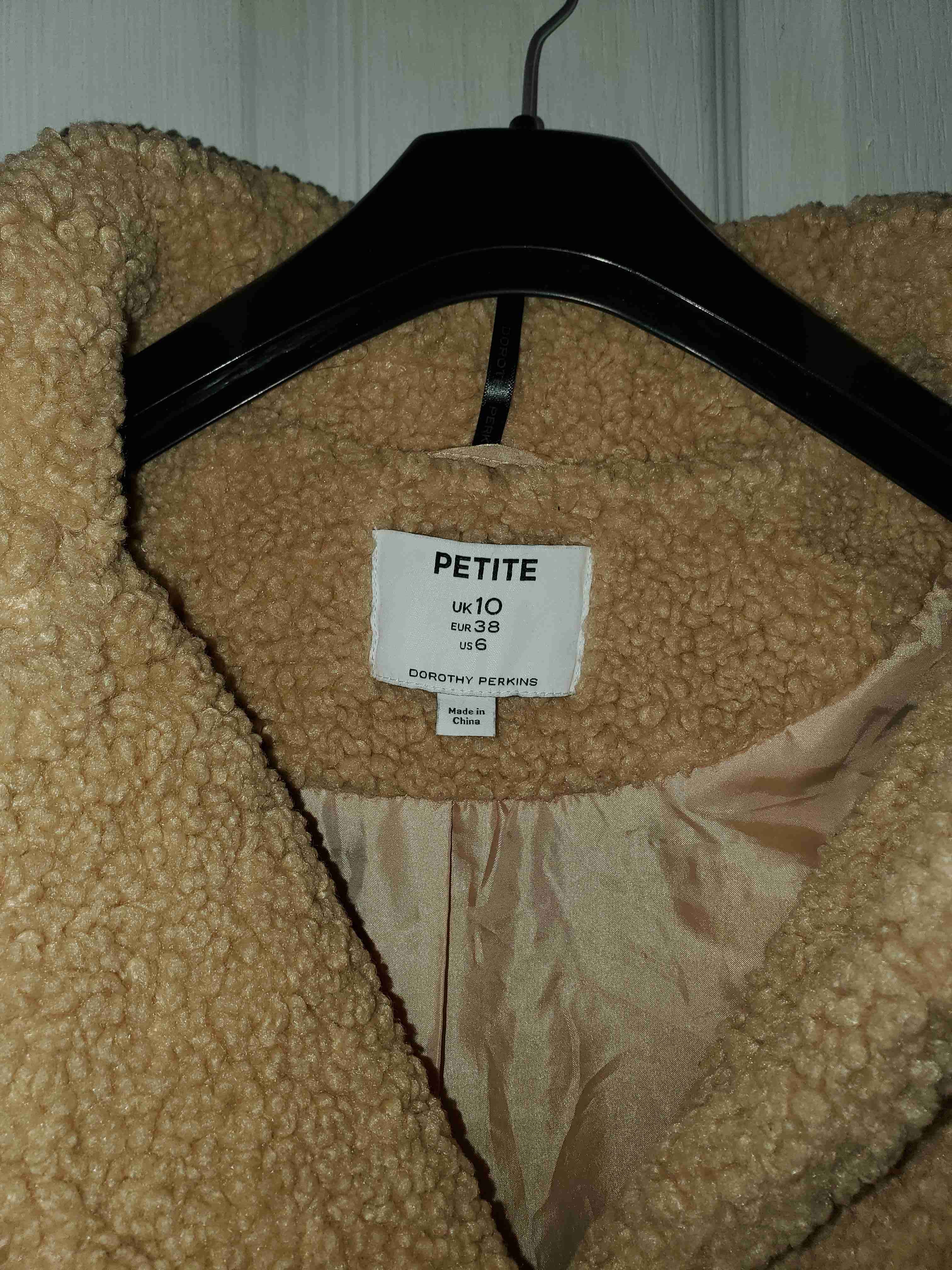 Abrigo teddy beige claro - miniatura 3