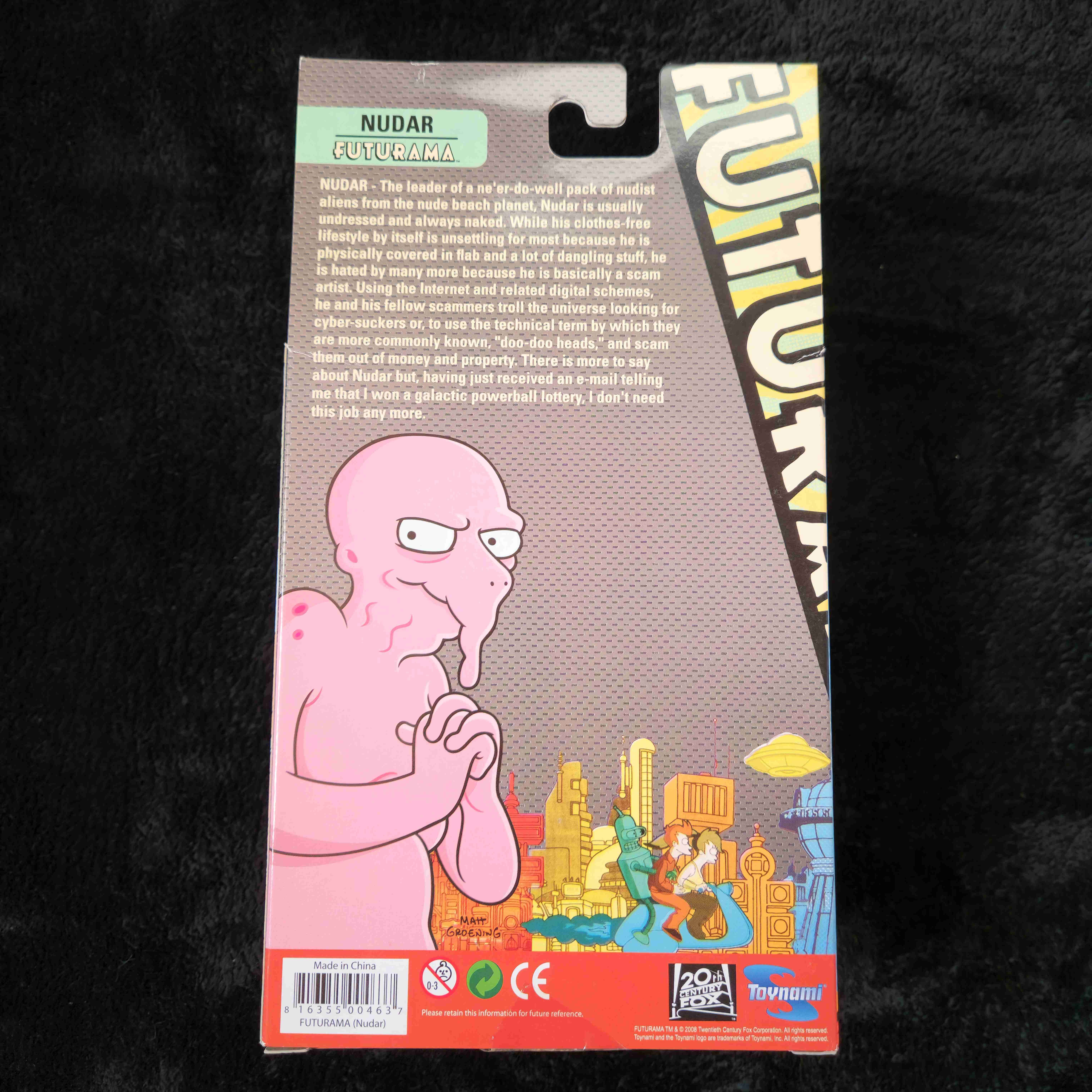 Figura de acción Nudar Futurama, toynami 2008 - miniatura 2