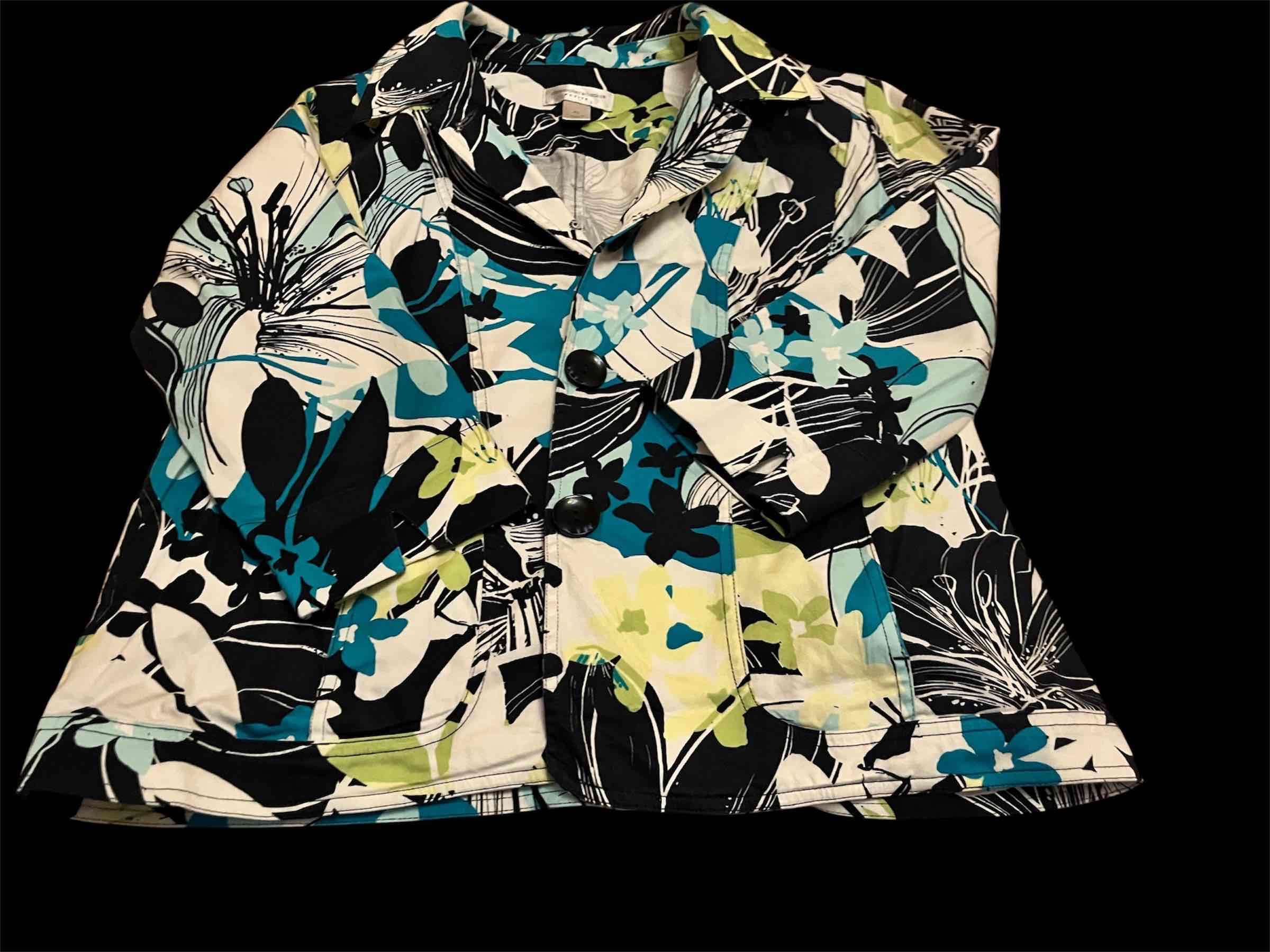 Blazer floral multicolor