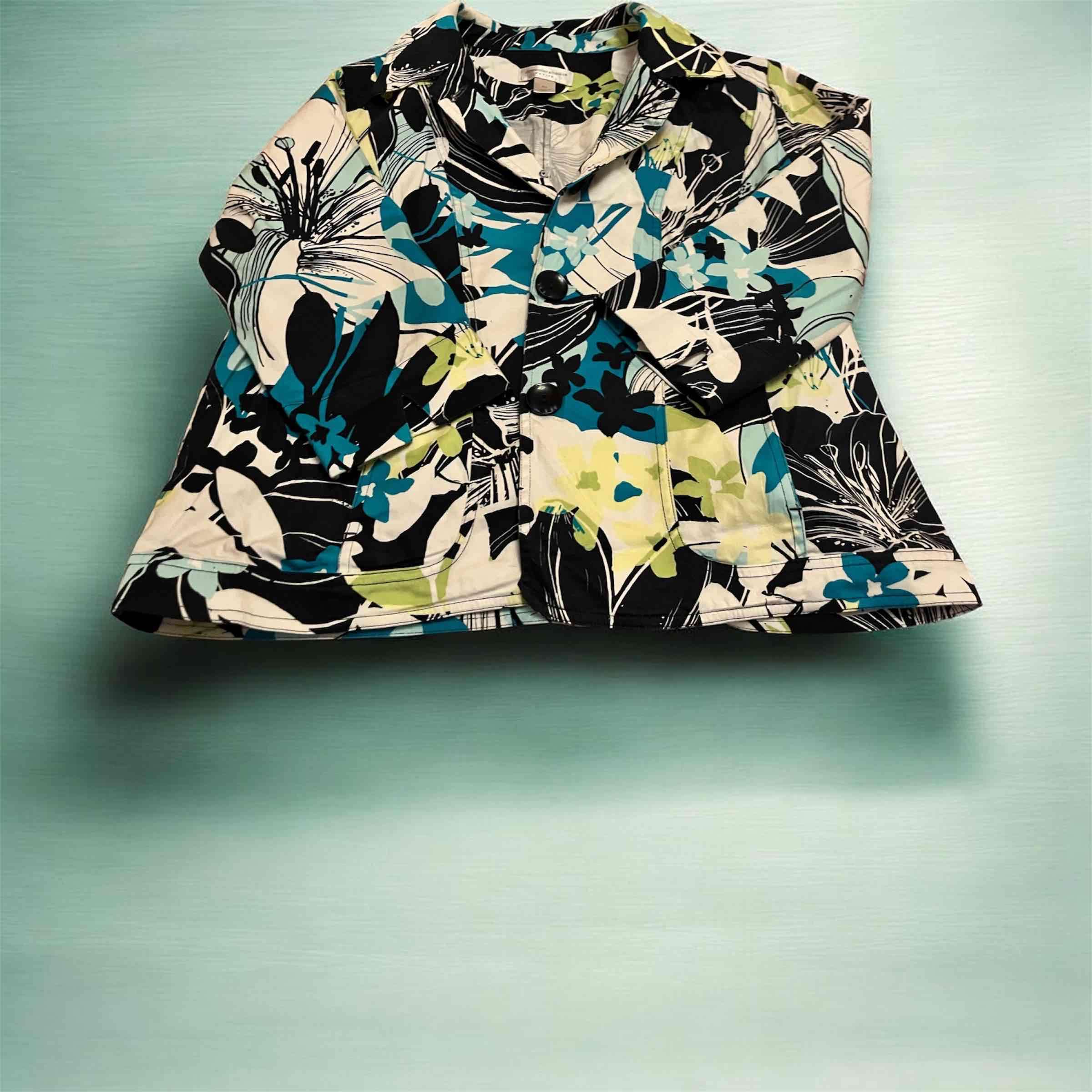 Blazer floral multicolor - miniatura 2