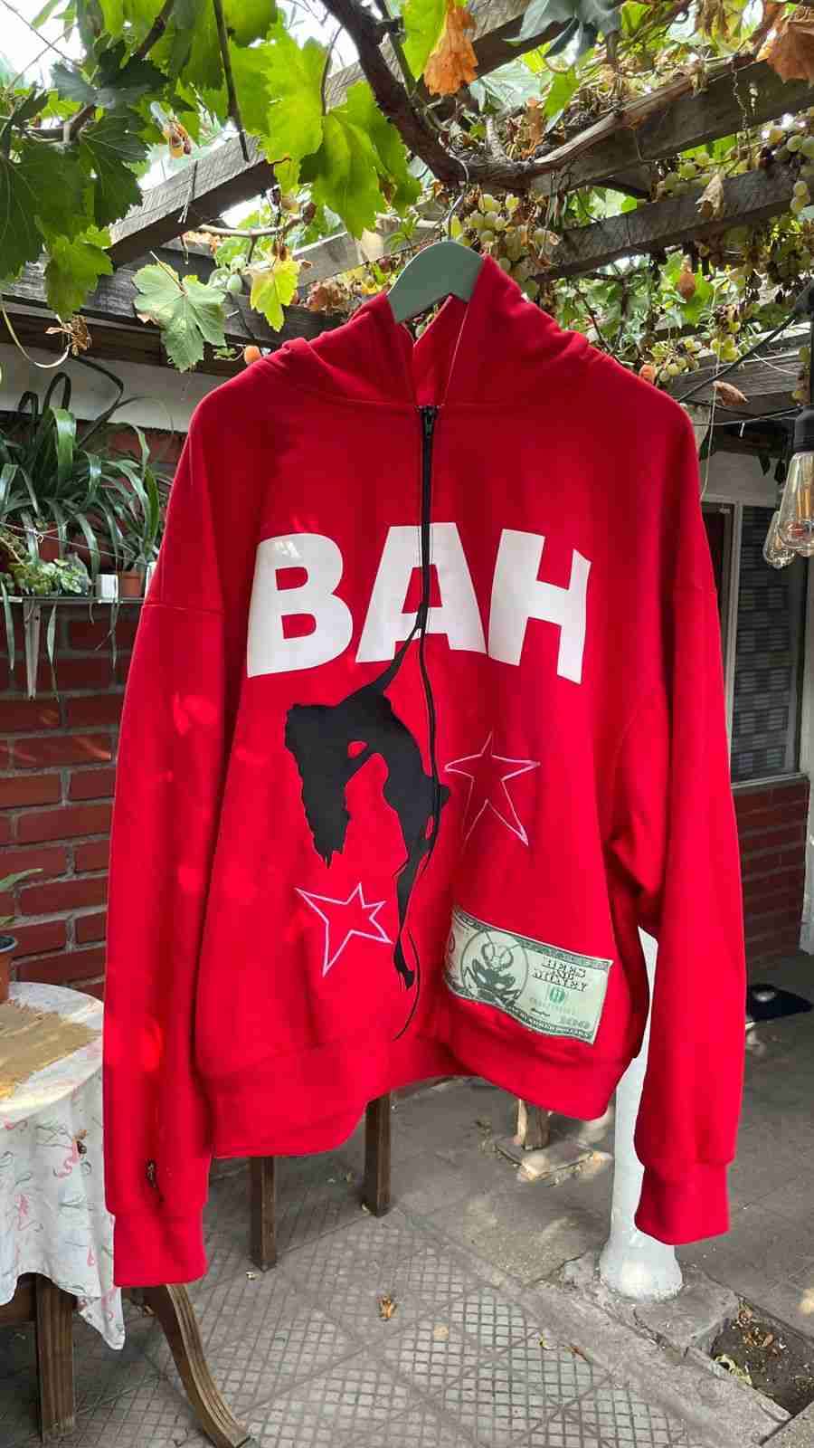 Polerón rojo bees and honey drefquila - miniatura 3