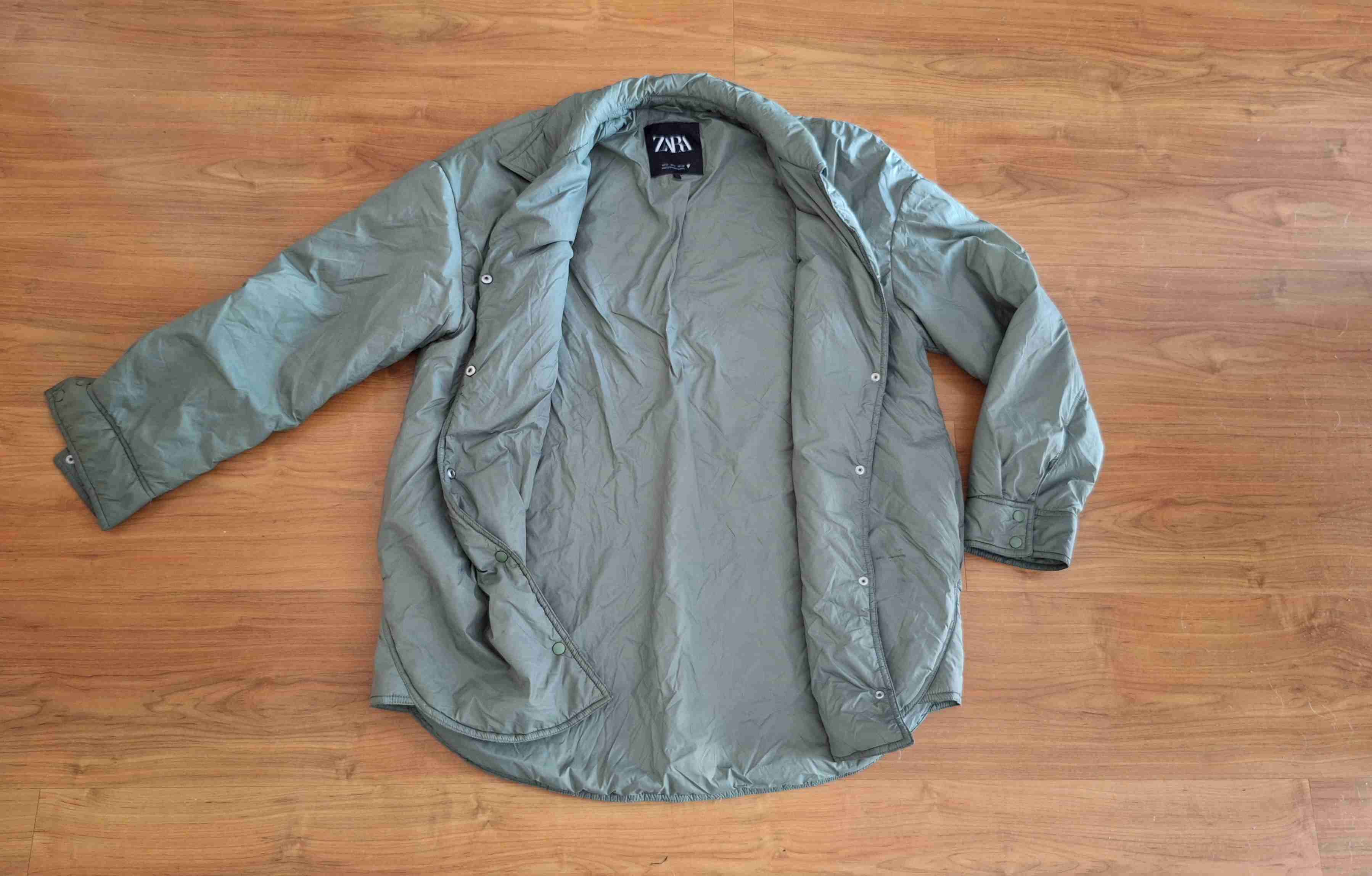 Chaqueta acolchada verde - miniatura 3