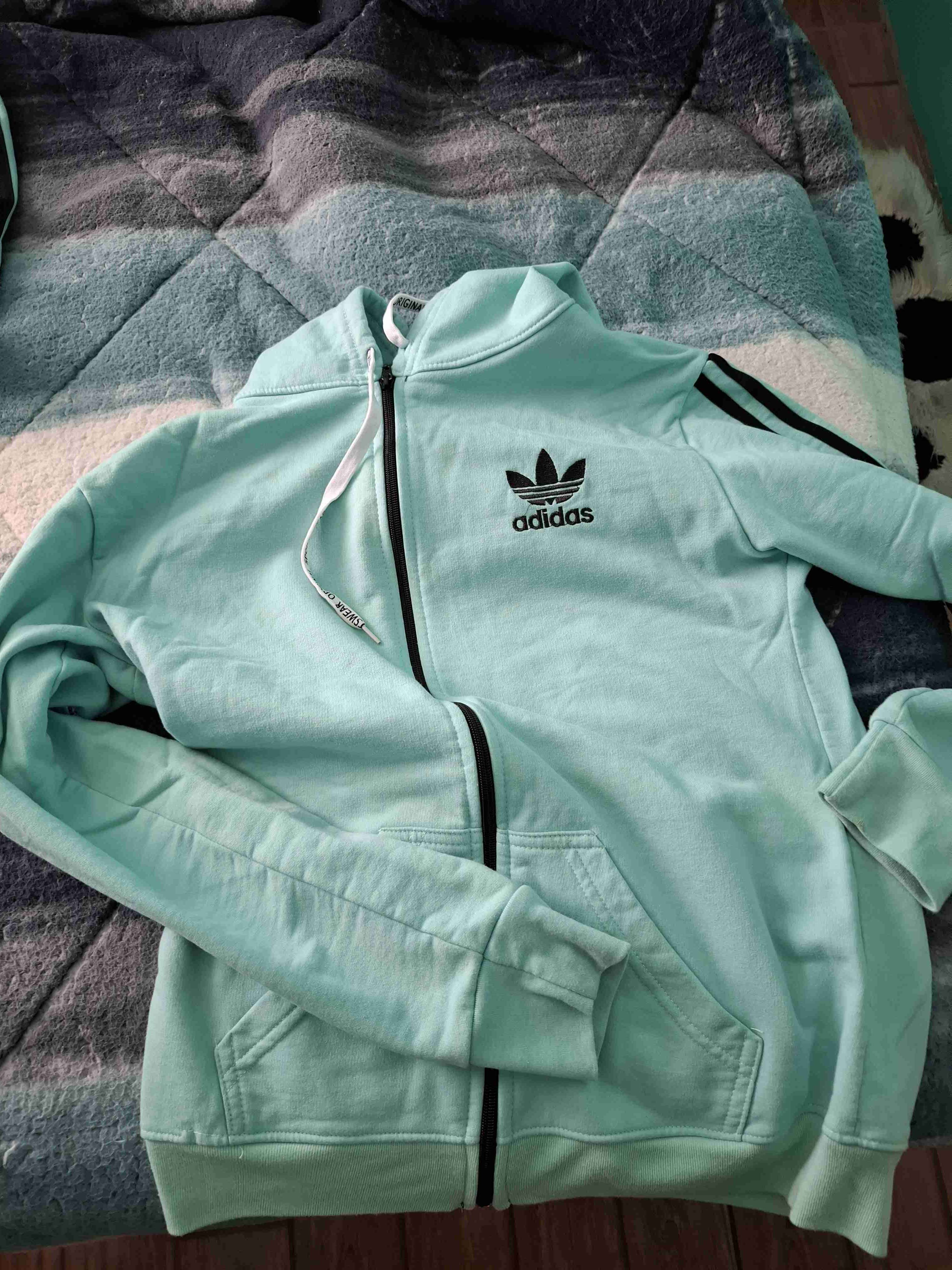Conjunto deportivo turquesa Adidas original - miniatura 2