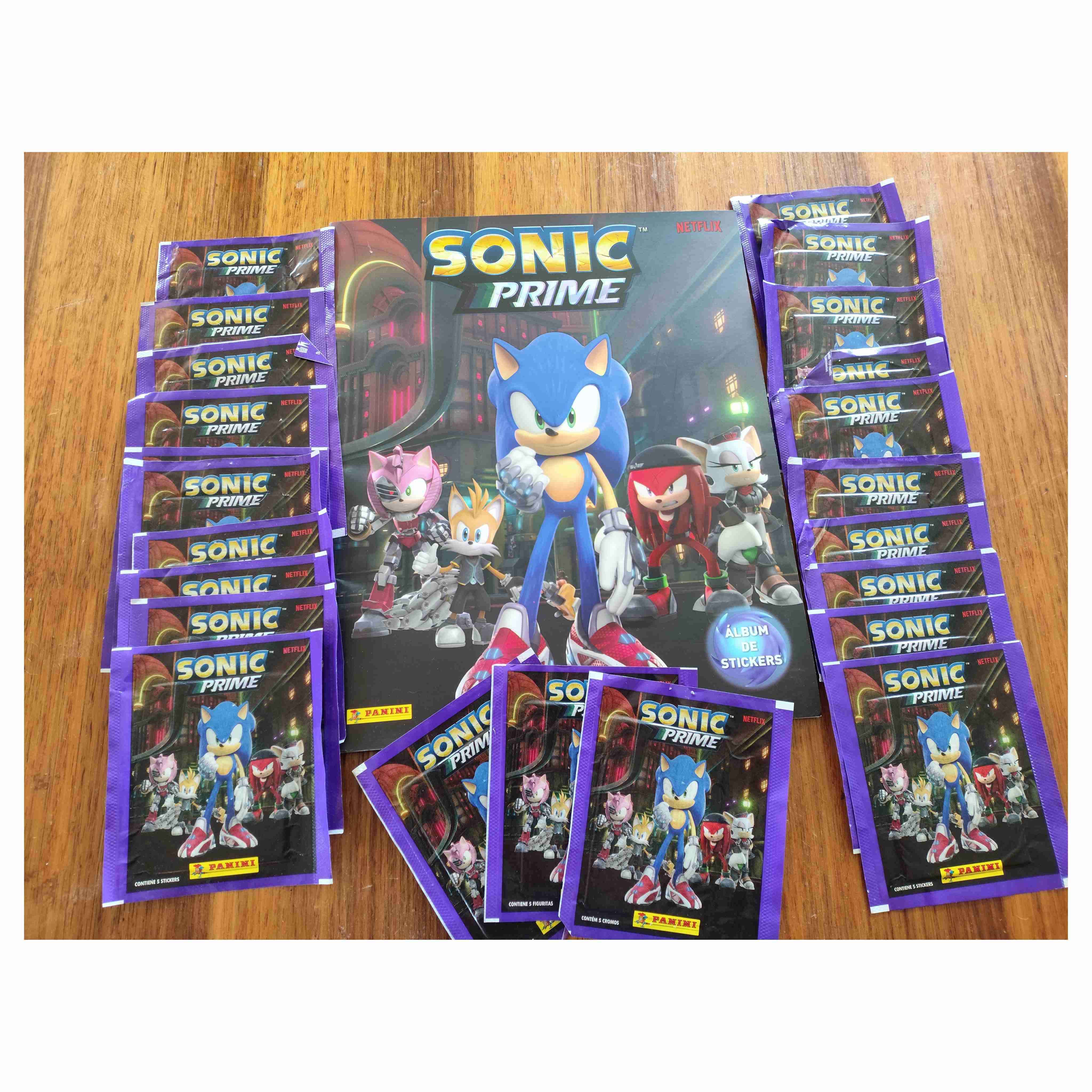 Álbum y 23 sobres Sonic Prime