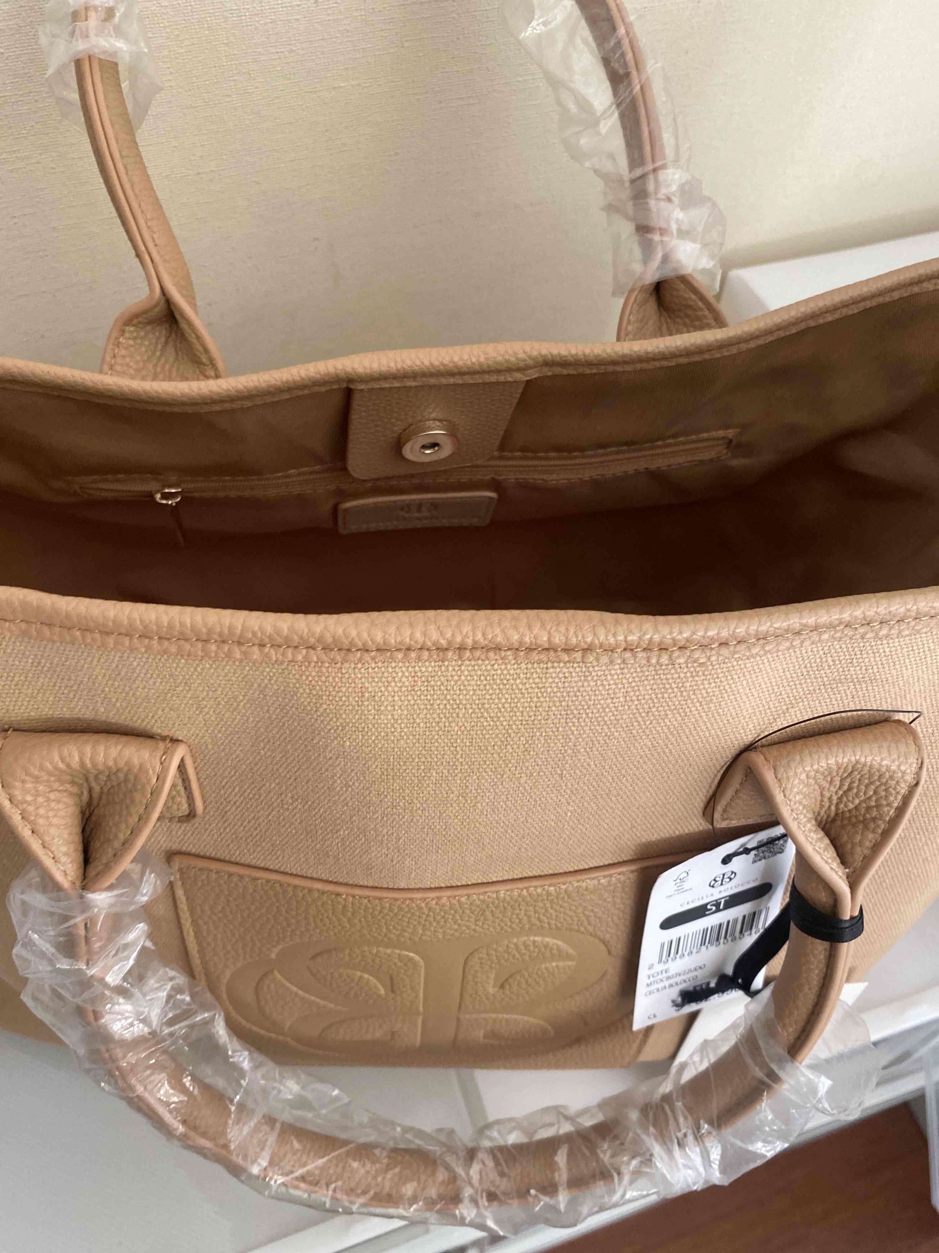 Cartera beige Cecilia Bolocco - miniatura 3