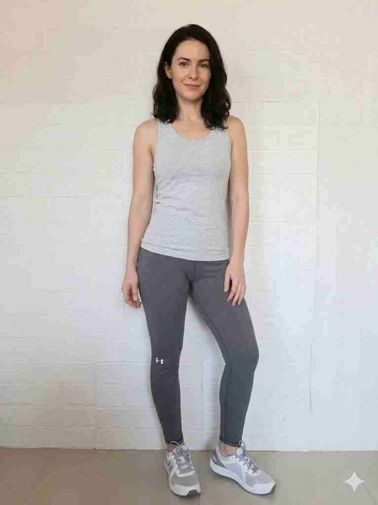 CALZA DEPORTIVA-CASUAL GRIS TALLA L