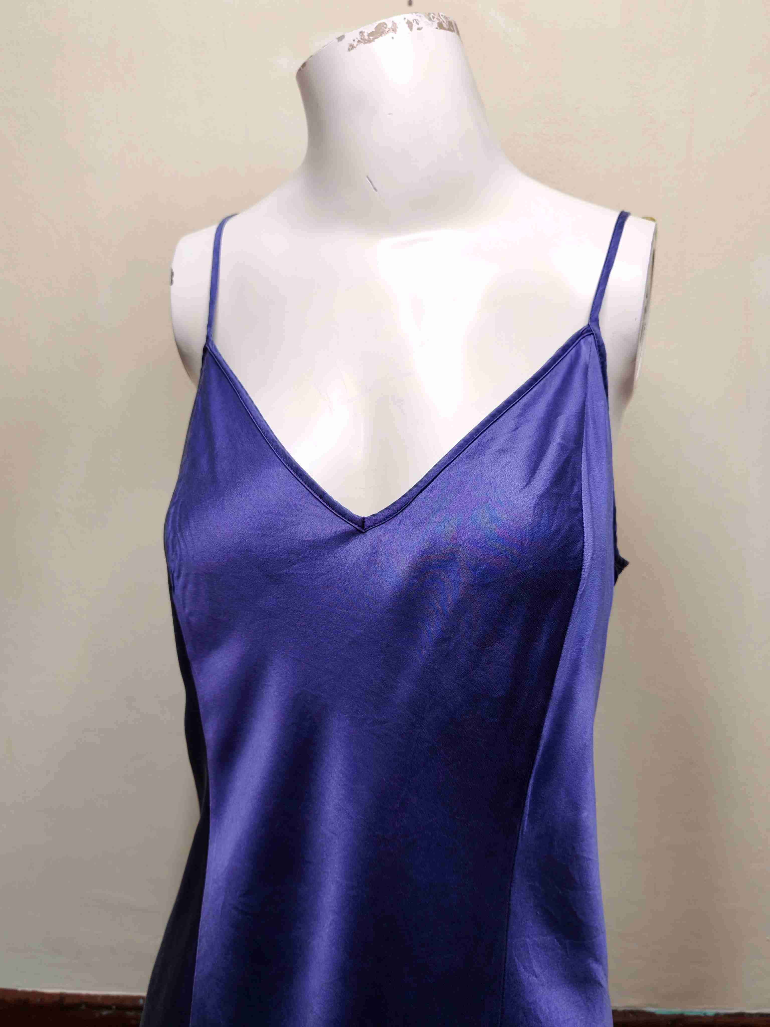 camisola Victoria's Secret satinado azul - miniatura 3