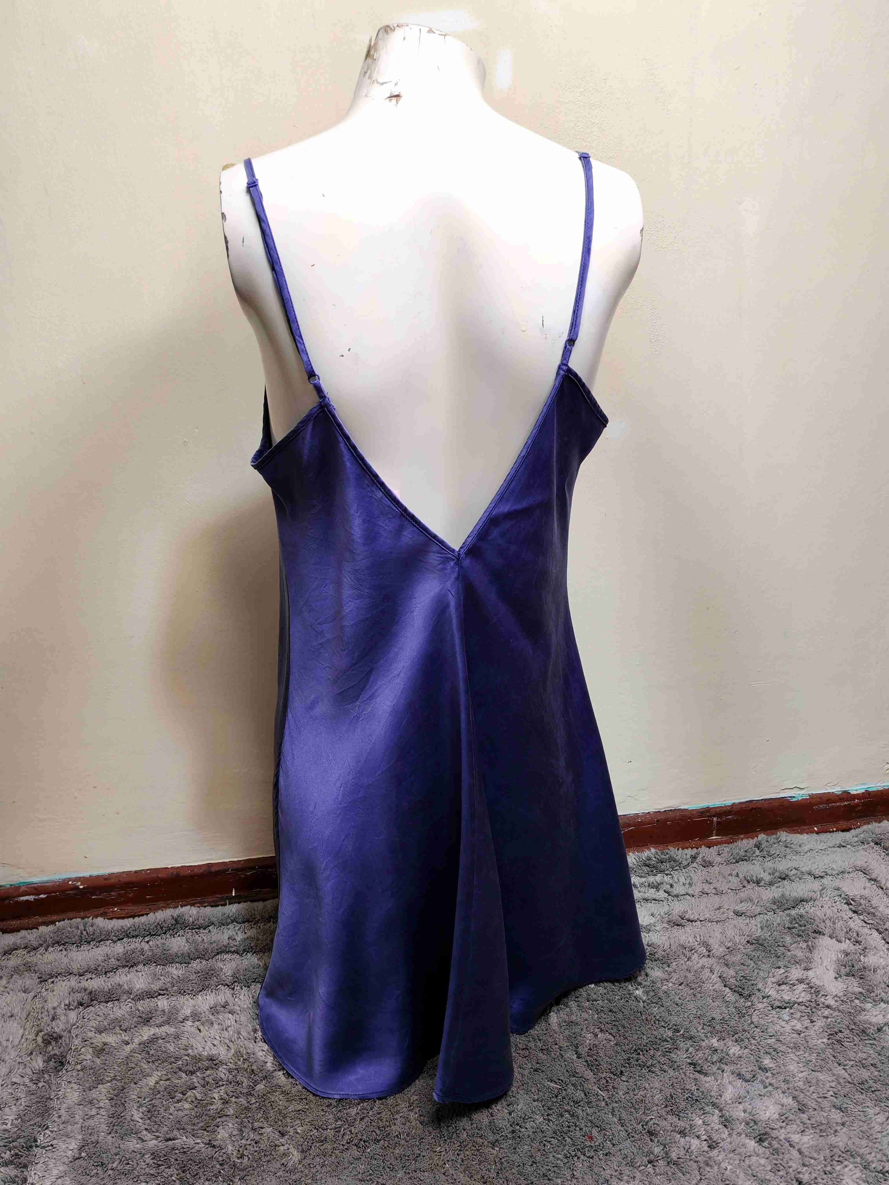 camisola Victoria's Secret satinado azul - miniatura 5