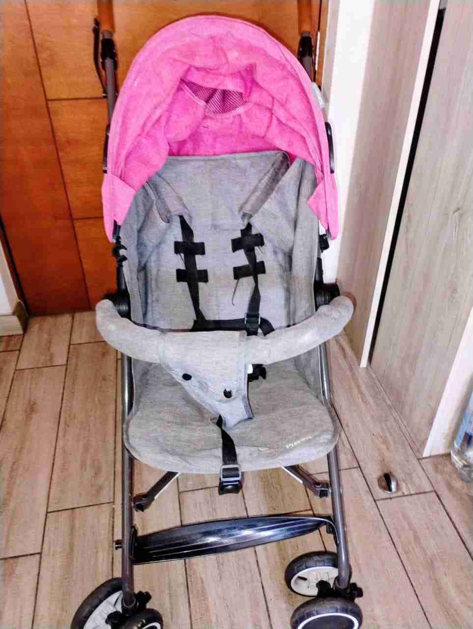 Coche para bebé color rosado - miniatura 3