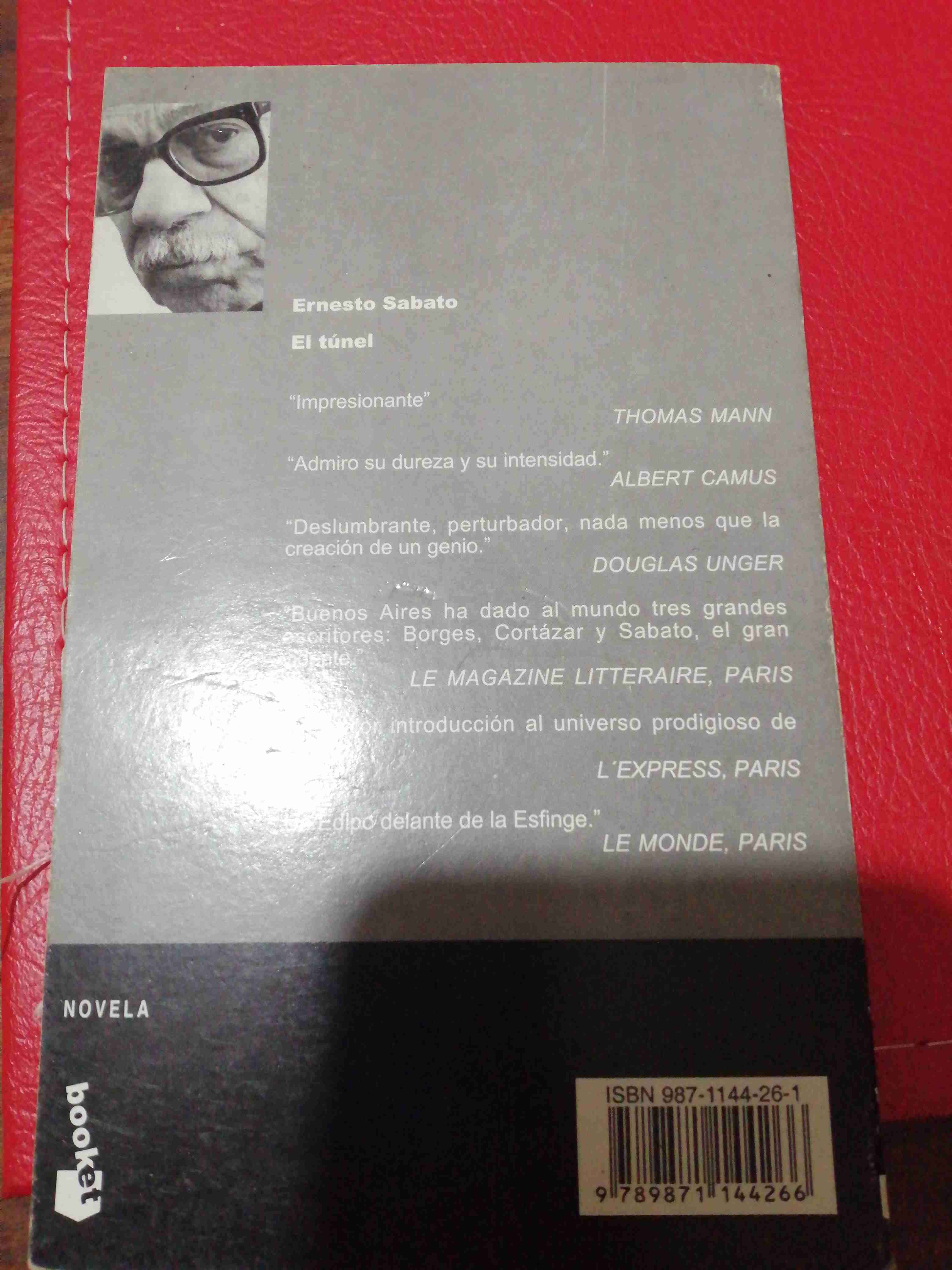 “Libro El túnel – Ernesto Sabato – buen estado”