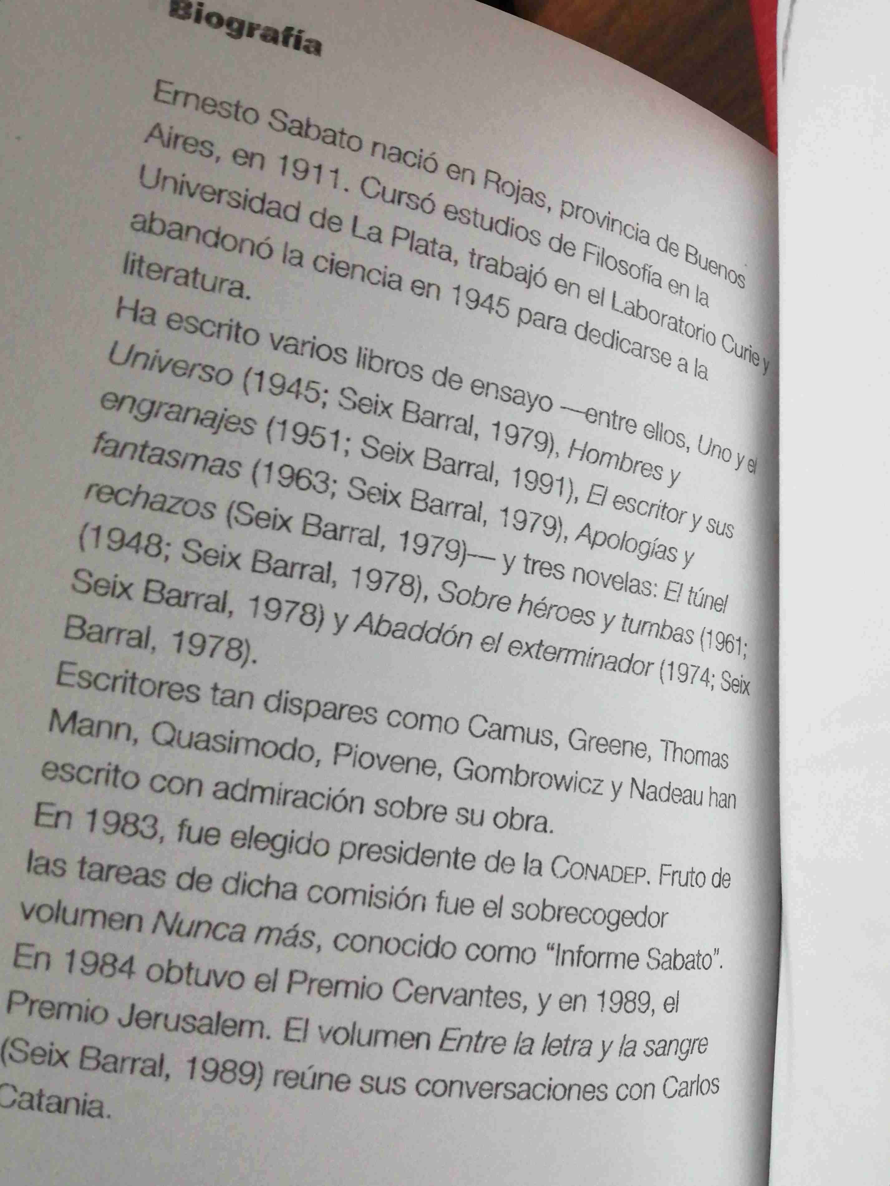 “Libro El túnel – Ernesto Sabato – buen estado” - miniatura 2