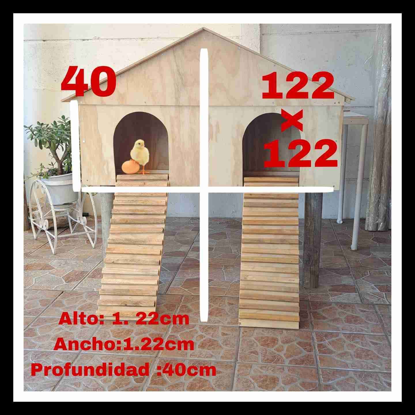 Gallinero para poner huevos y dormir - miniatura 5