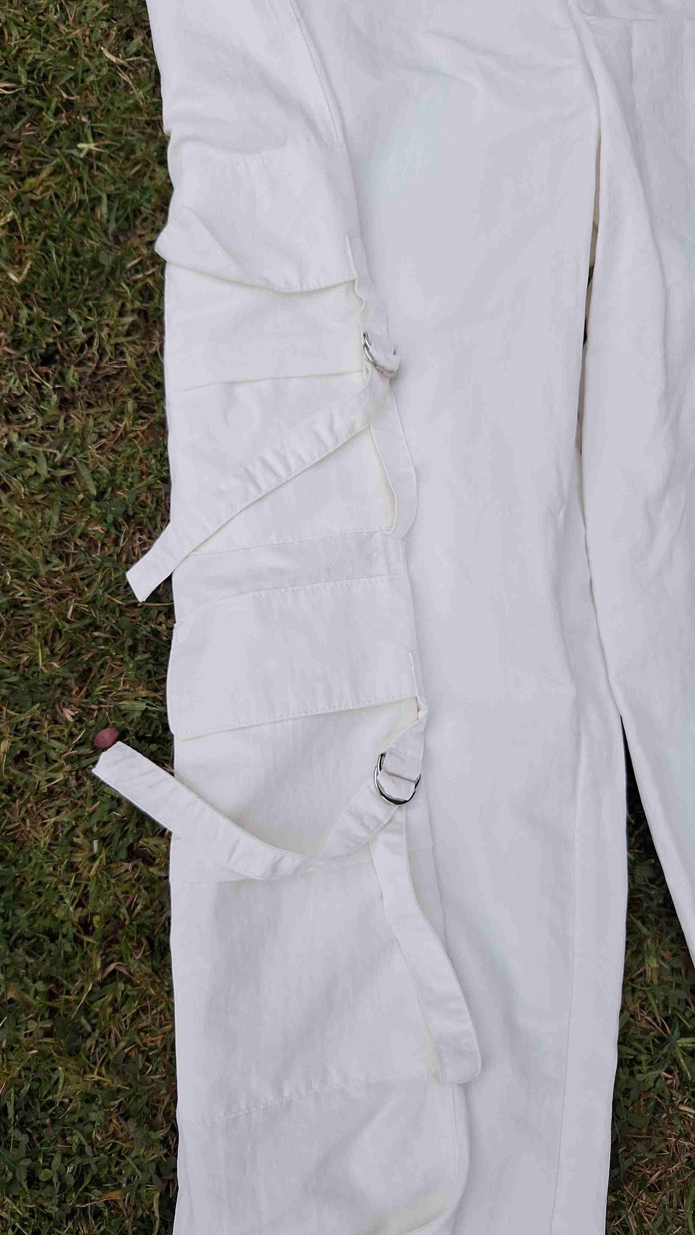 Pantalones Zara cargo blancos - miniatura 5