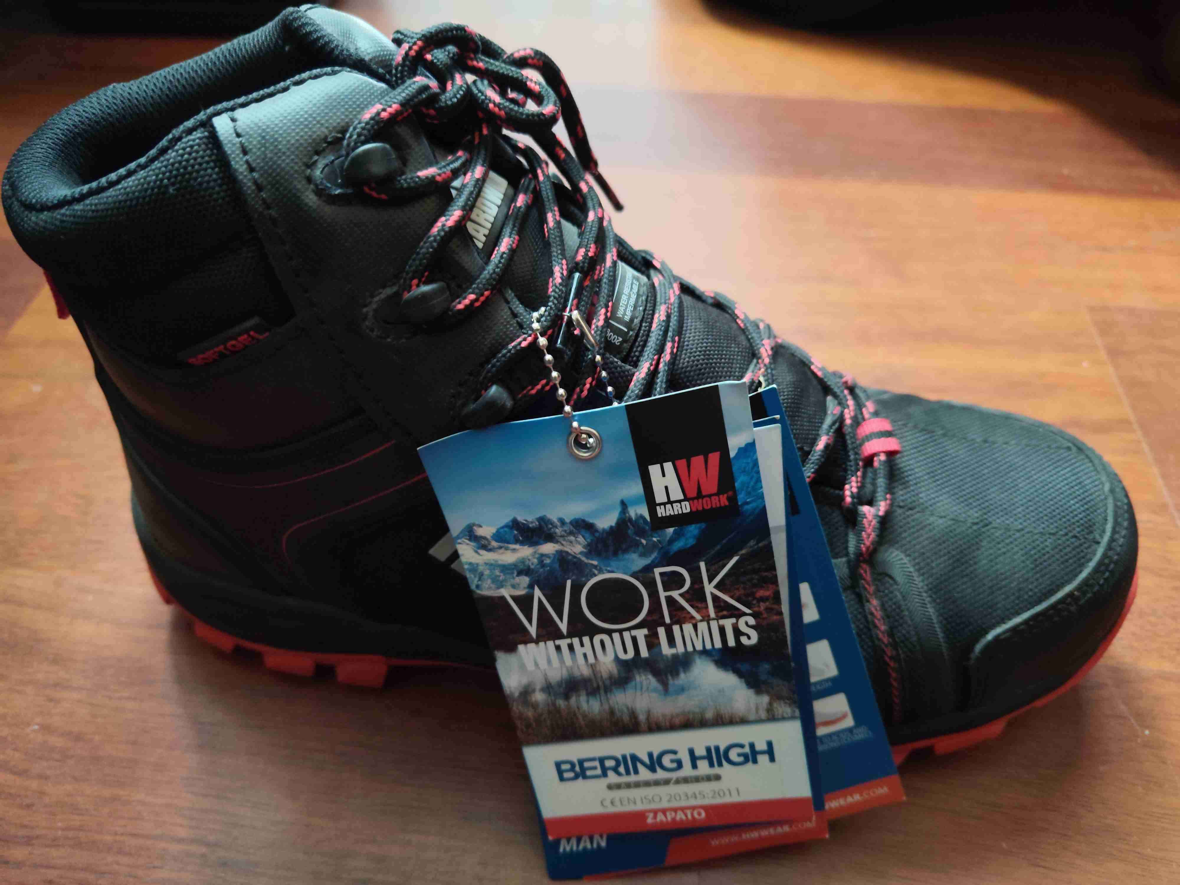 Botas de trabajo negras Hard Work