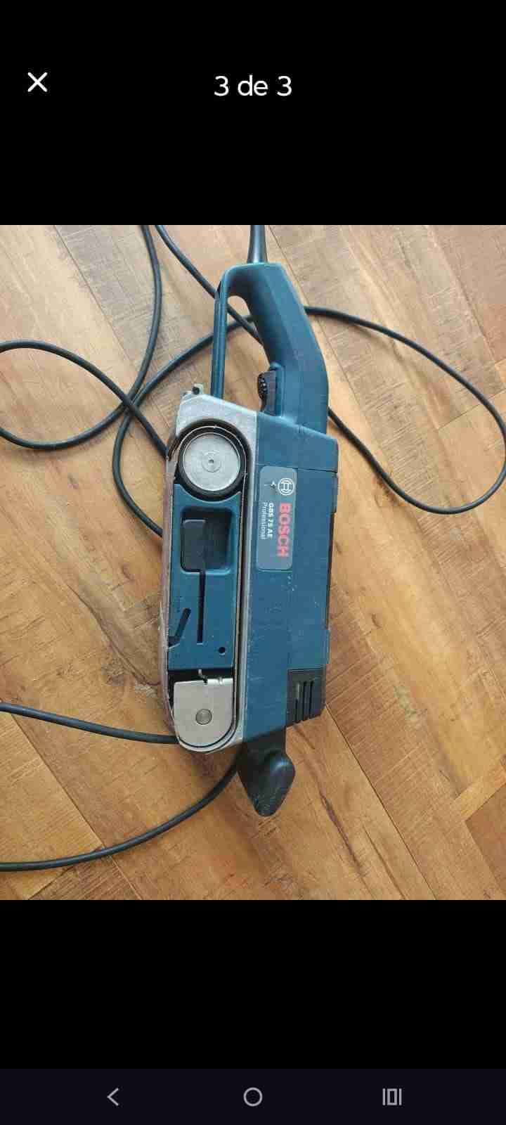 Lijadora Bosch eléctrica azul