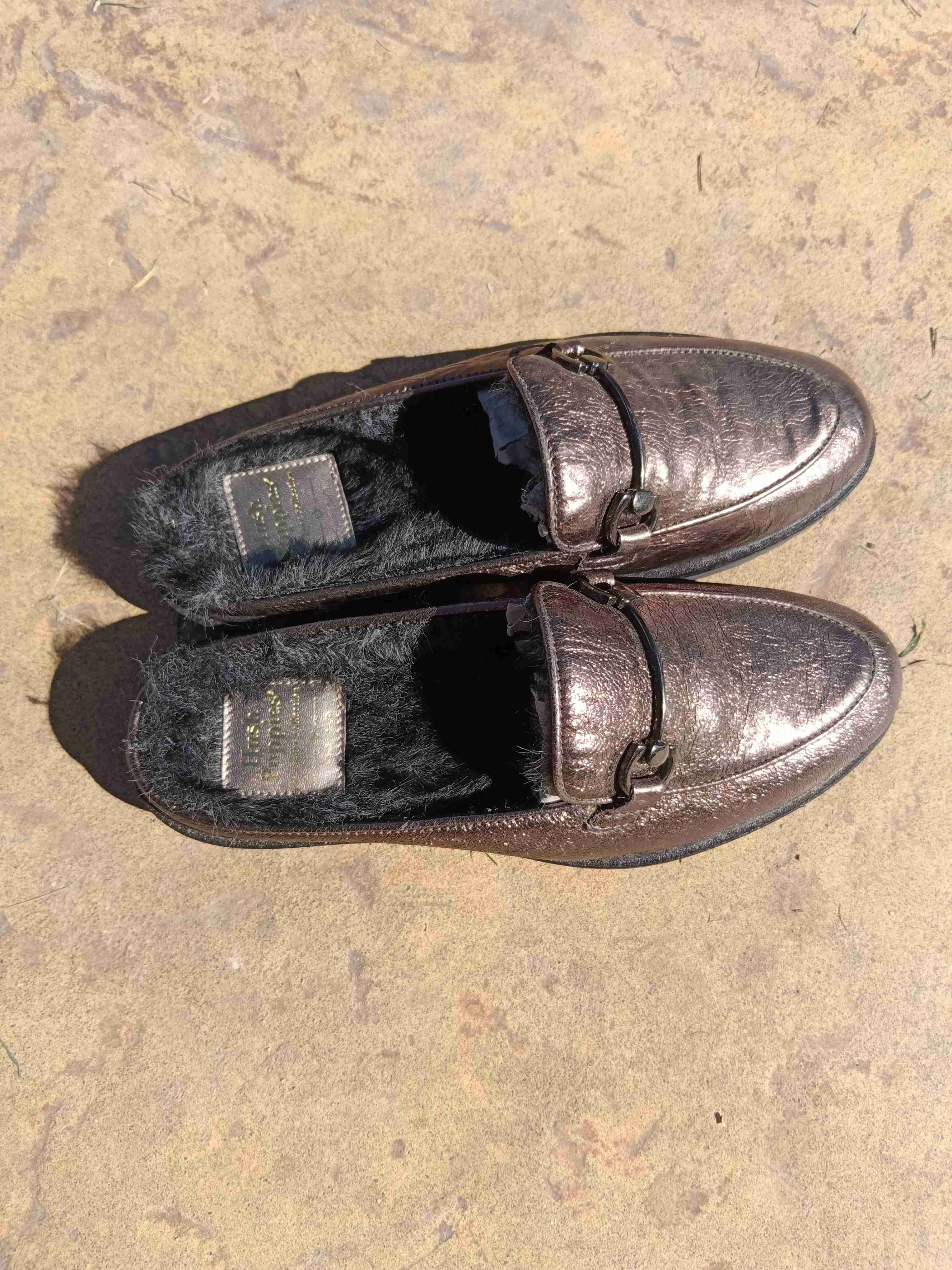 Mocasines de cuero con forro peludo - miniatura 2