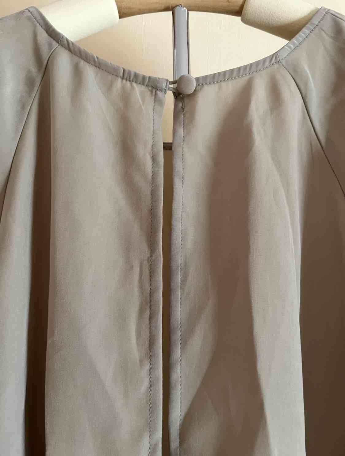 Vestido beige con cinturón Prologue talla L - miniatura 3