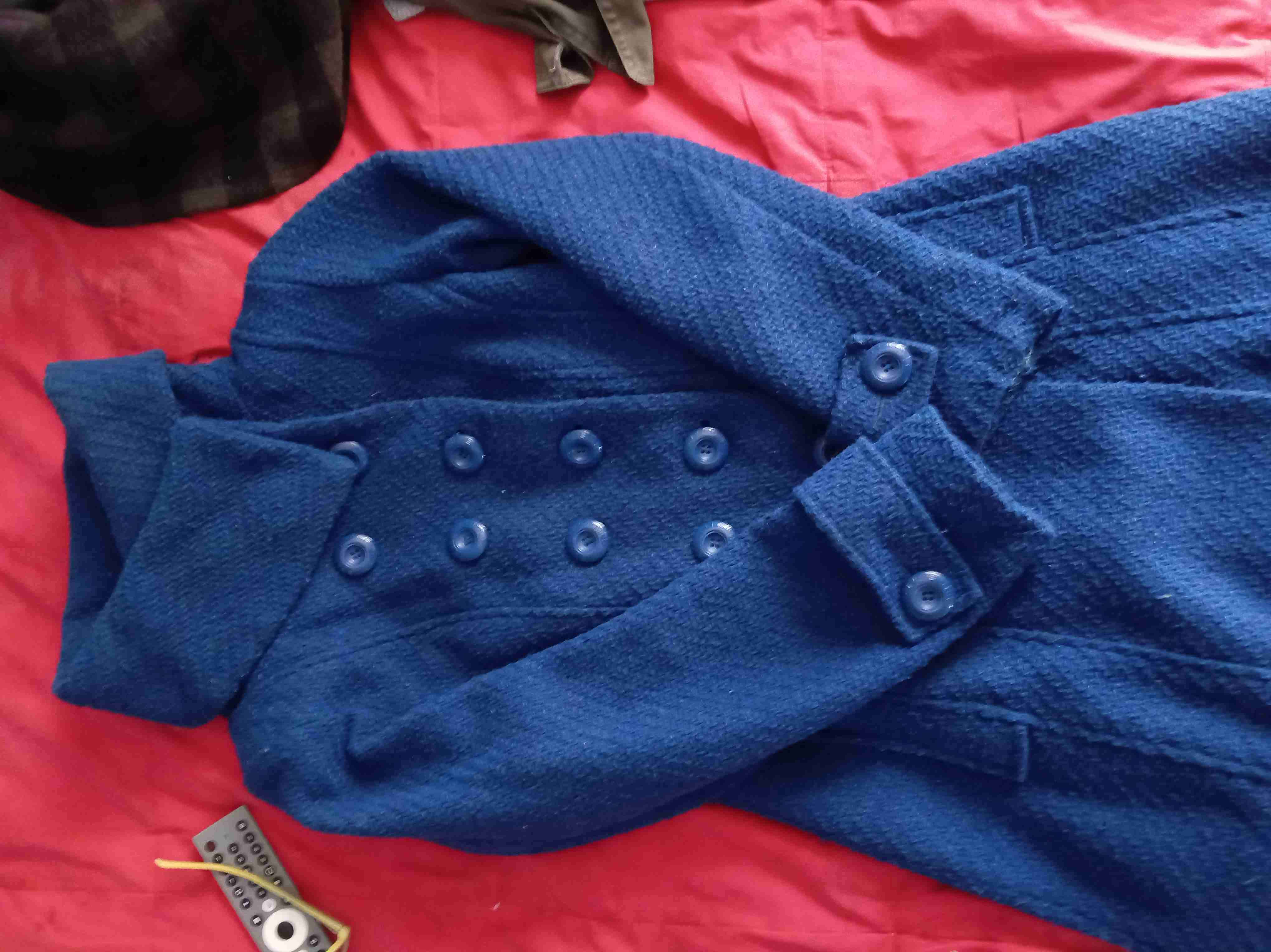 Abrigo efesis  azul doble botonadura - miniatura 2