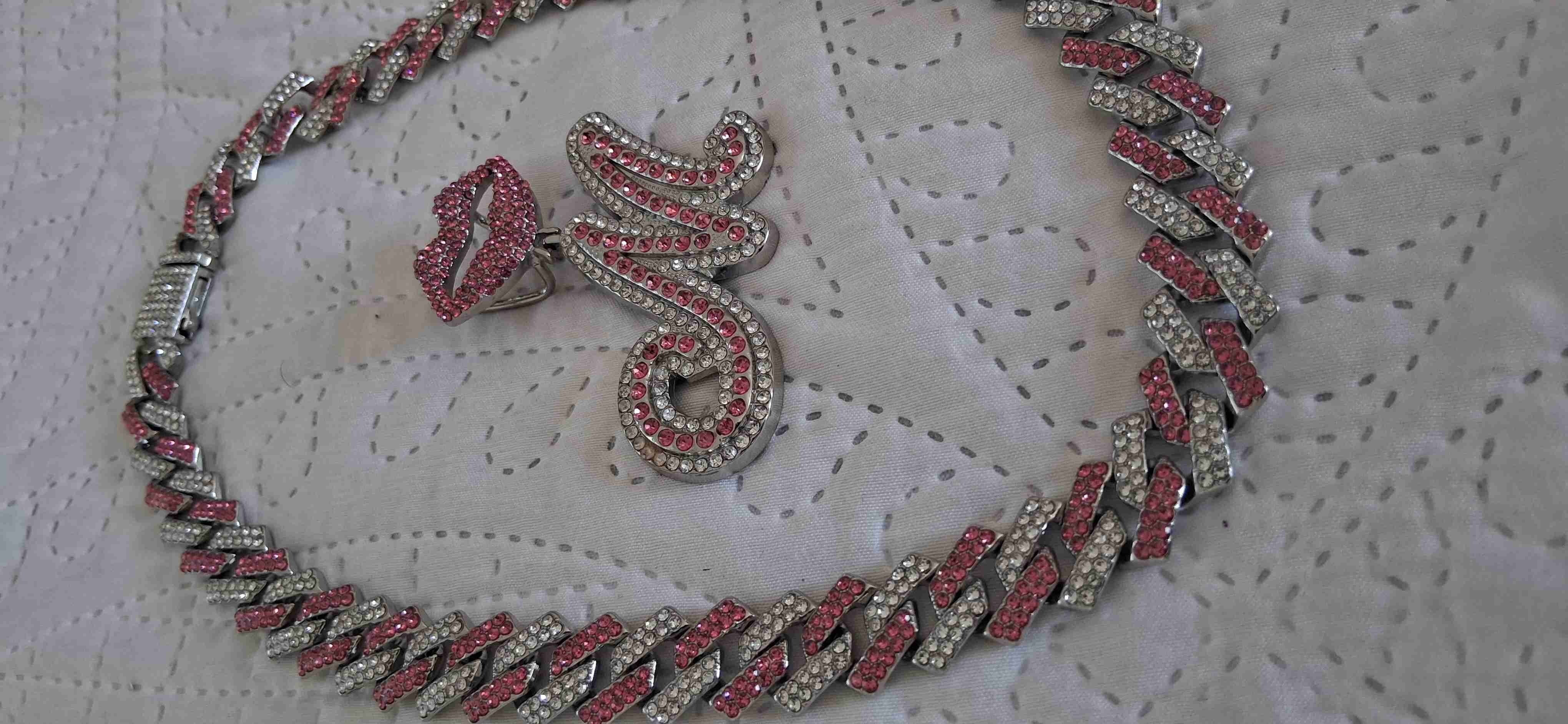 Cadena de mossanita - miniatura 2