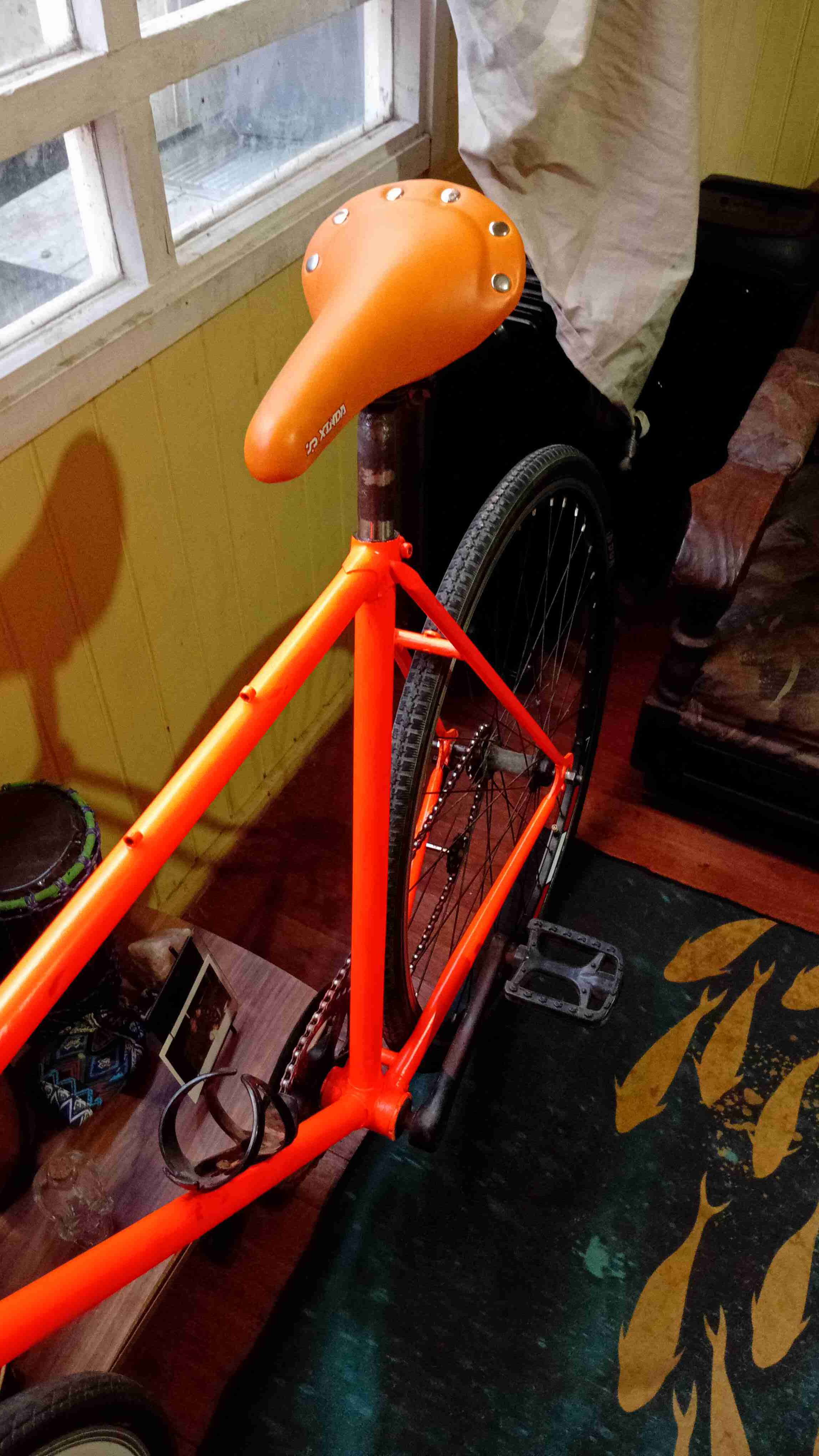 Bicicleta urbana naranja - miniatura 5