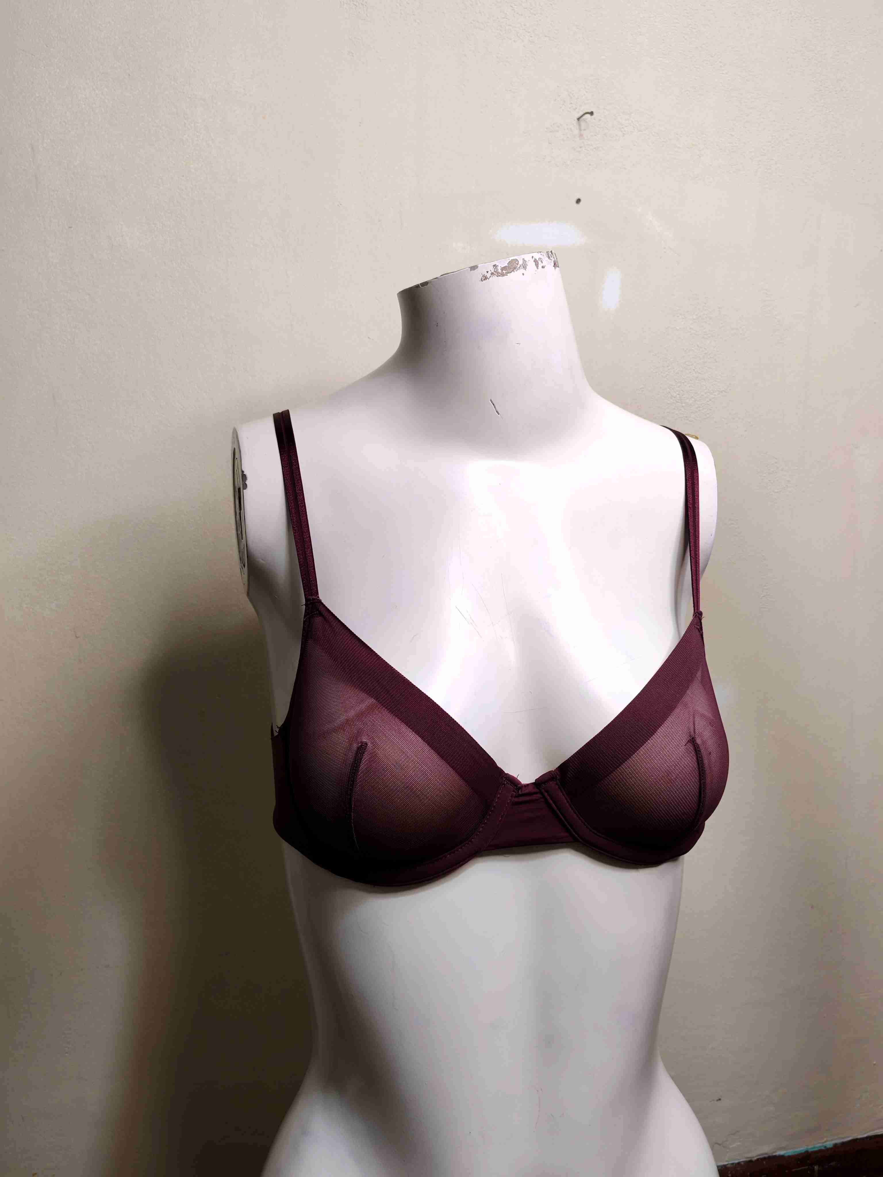 Sostén morado semitransparente - miniatura 2