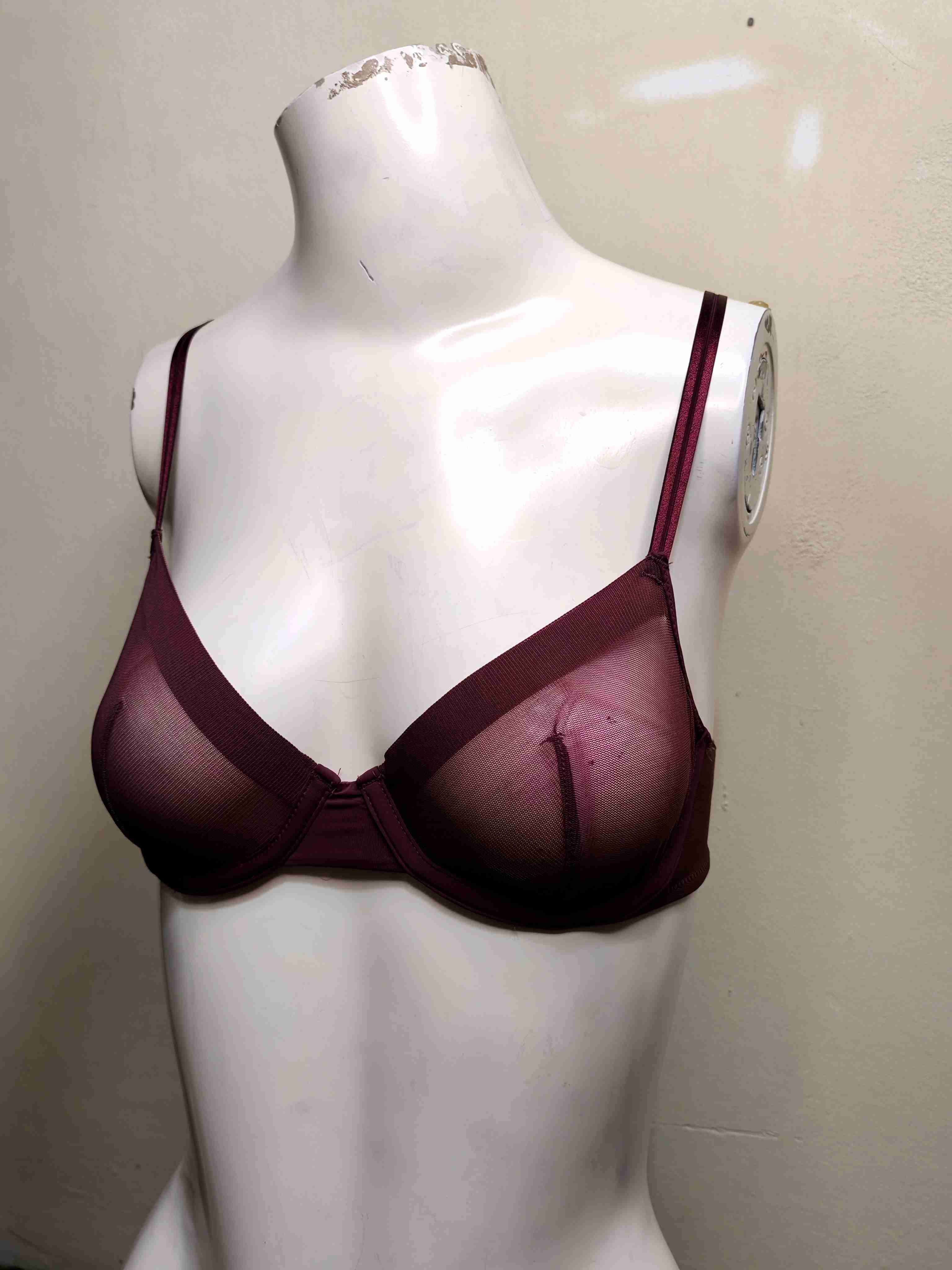 Sostén morado semitransparente - miniatura 3