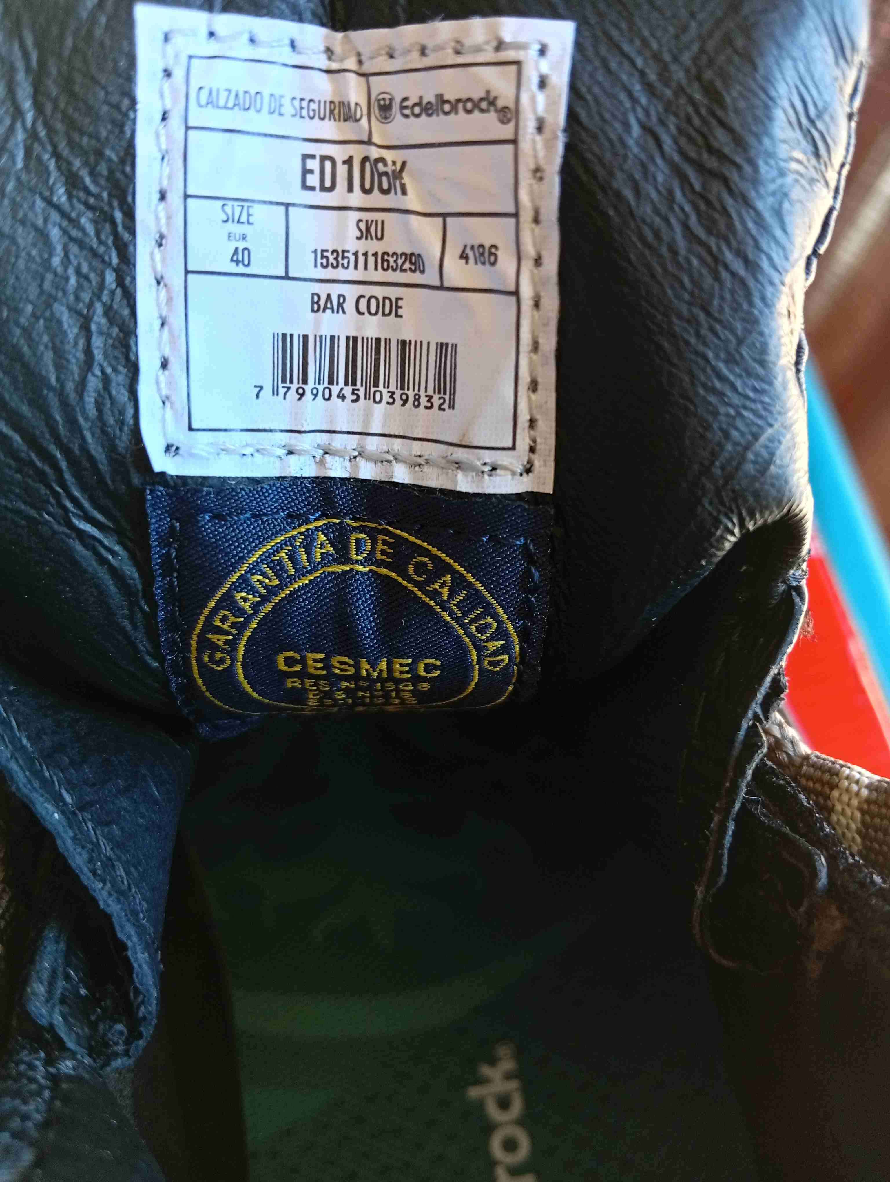 Zapato de seguridad nuevos - miniatura 5