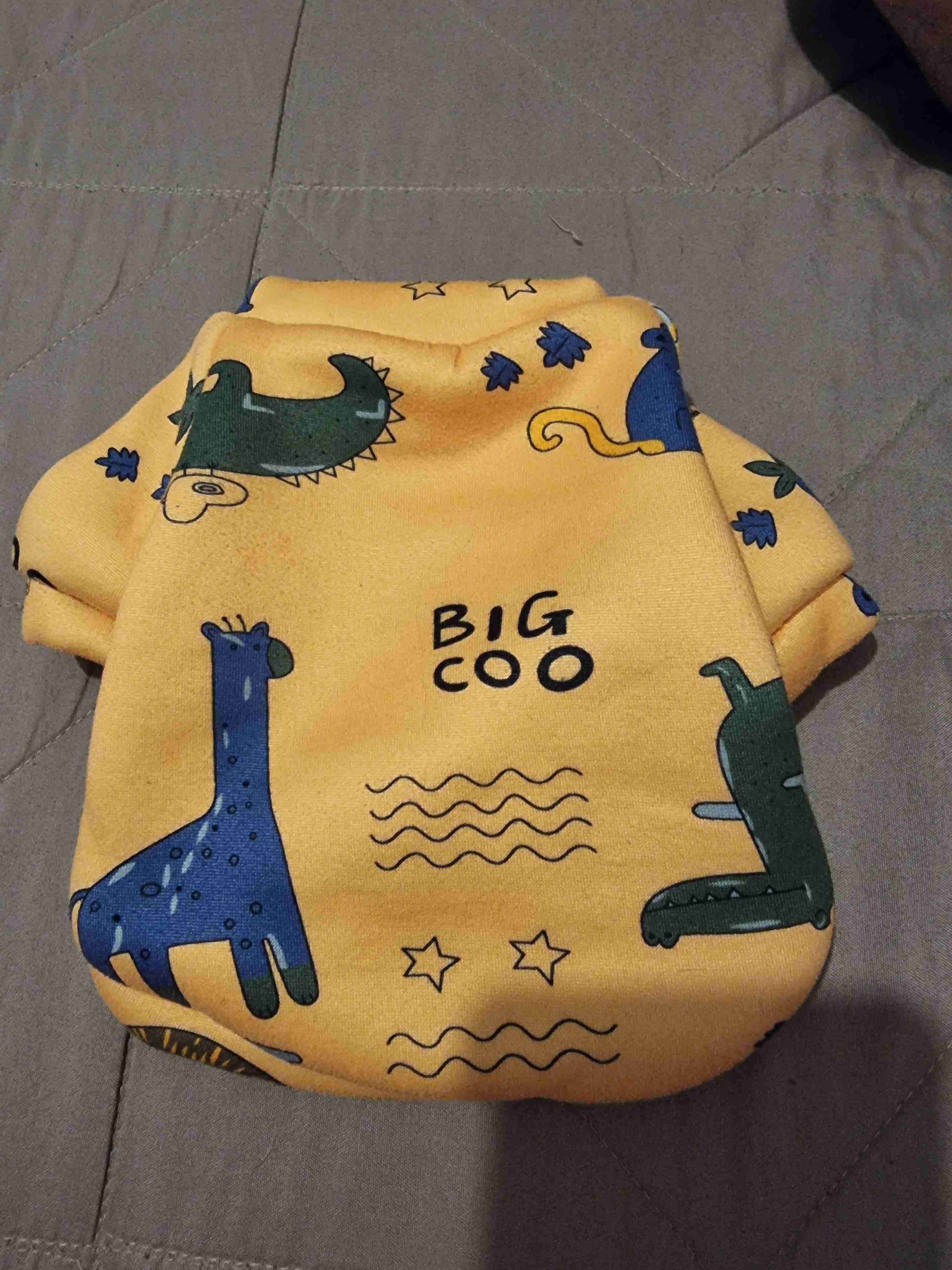 Suéter amarillo para mascota