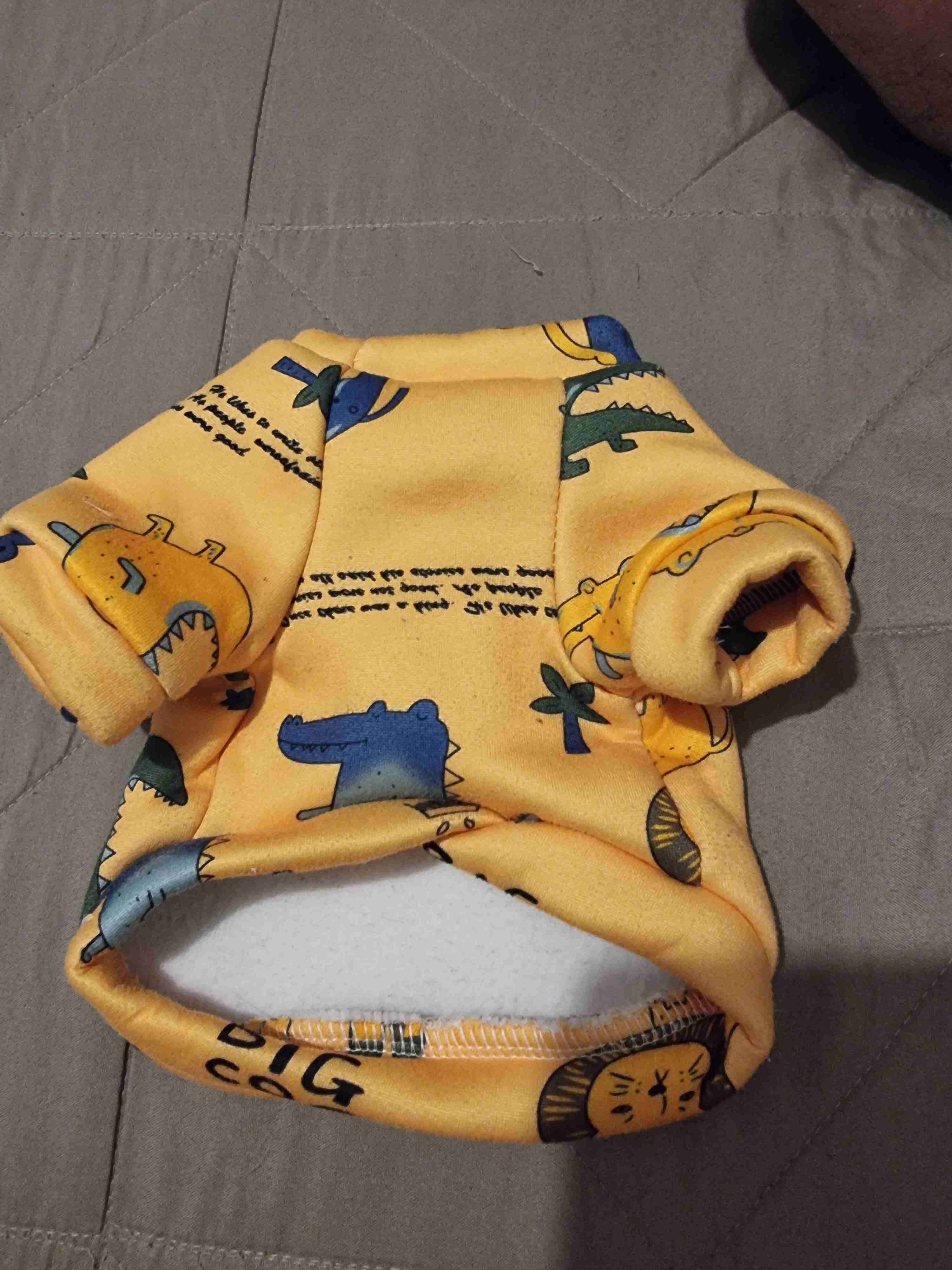 Suéter amarillo para mascota - miniatura 2