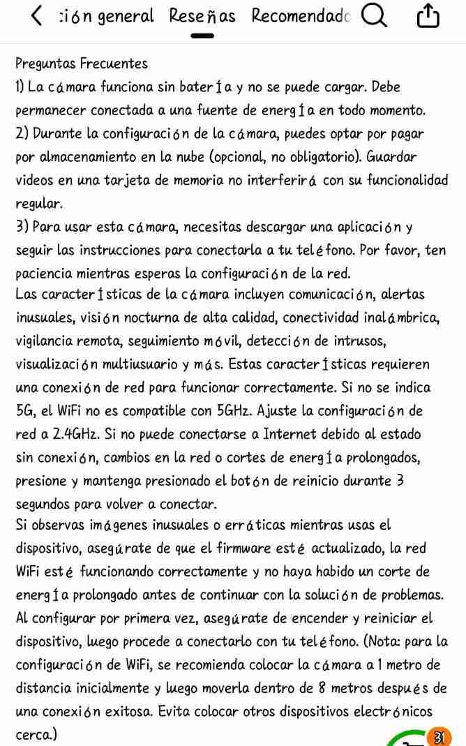 Cámara de seguridad WiFi - miniatura 6