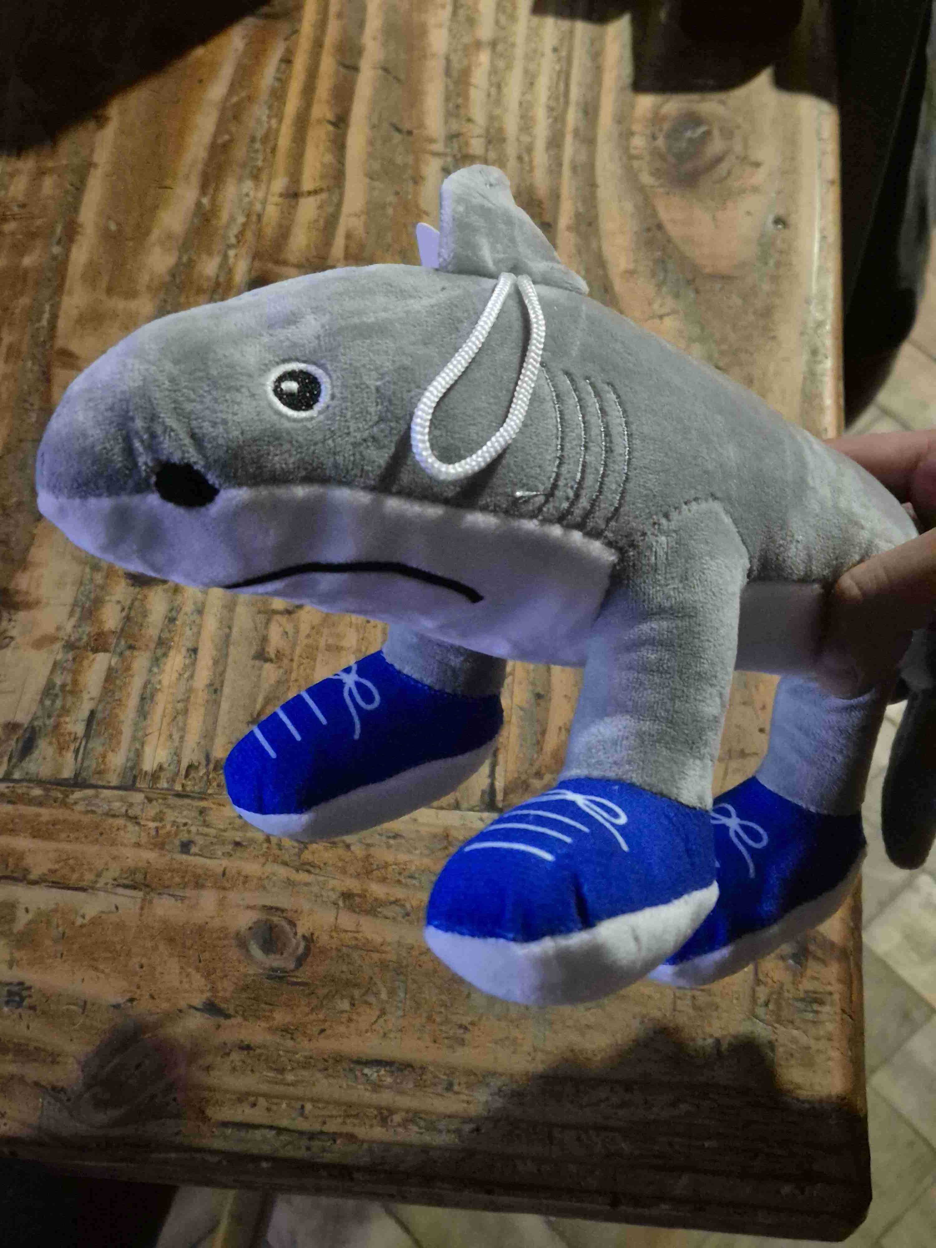 Peluche Tralalero Tralala tiburón gris - miniatura 2