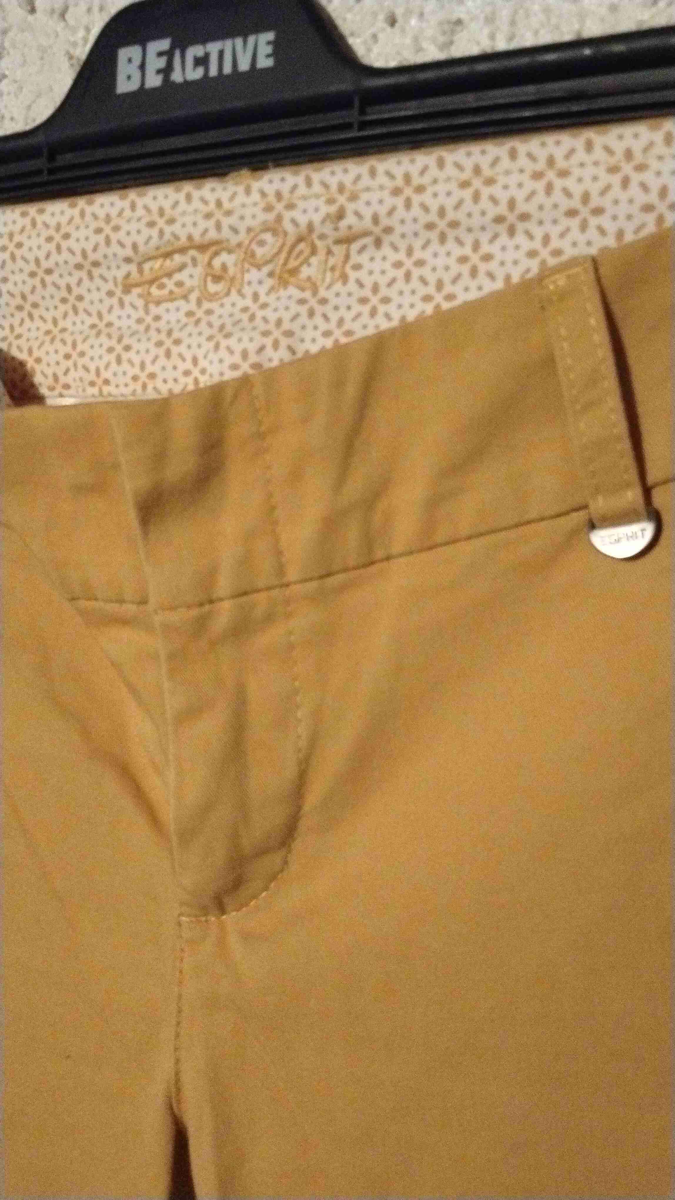 Pantalones beige semi formales - miniatura 3