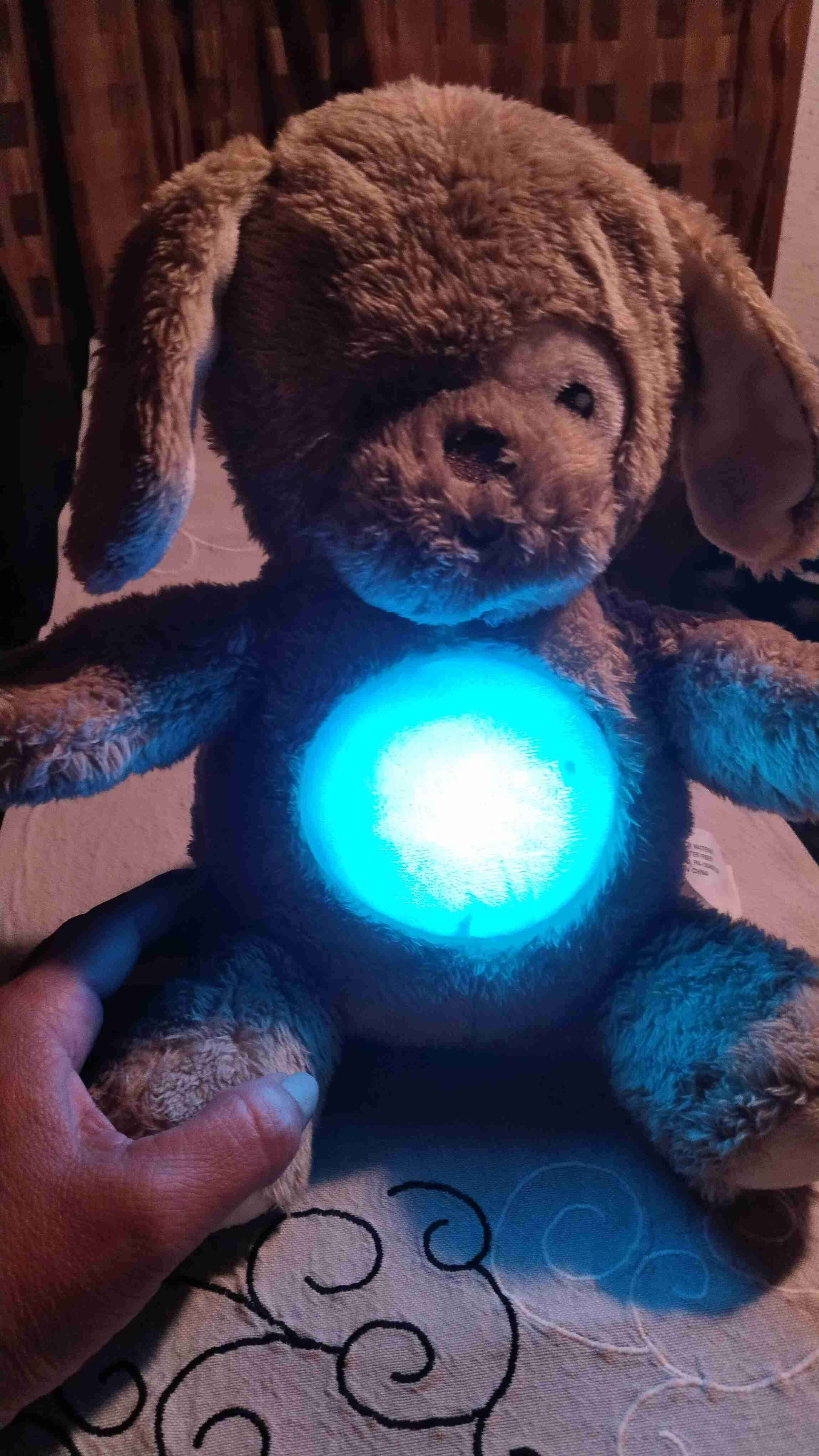 Peluche perro con luz