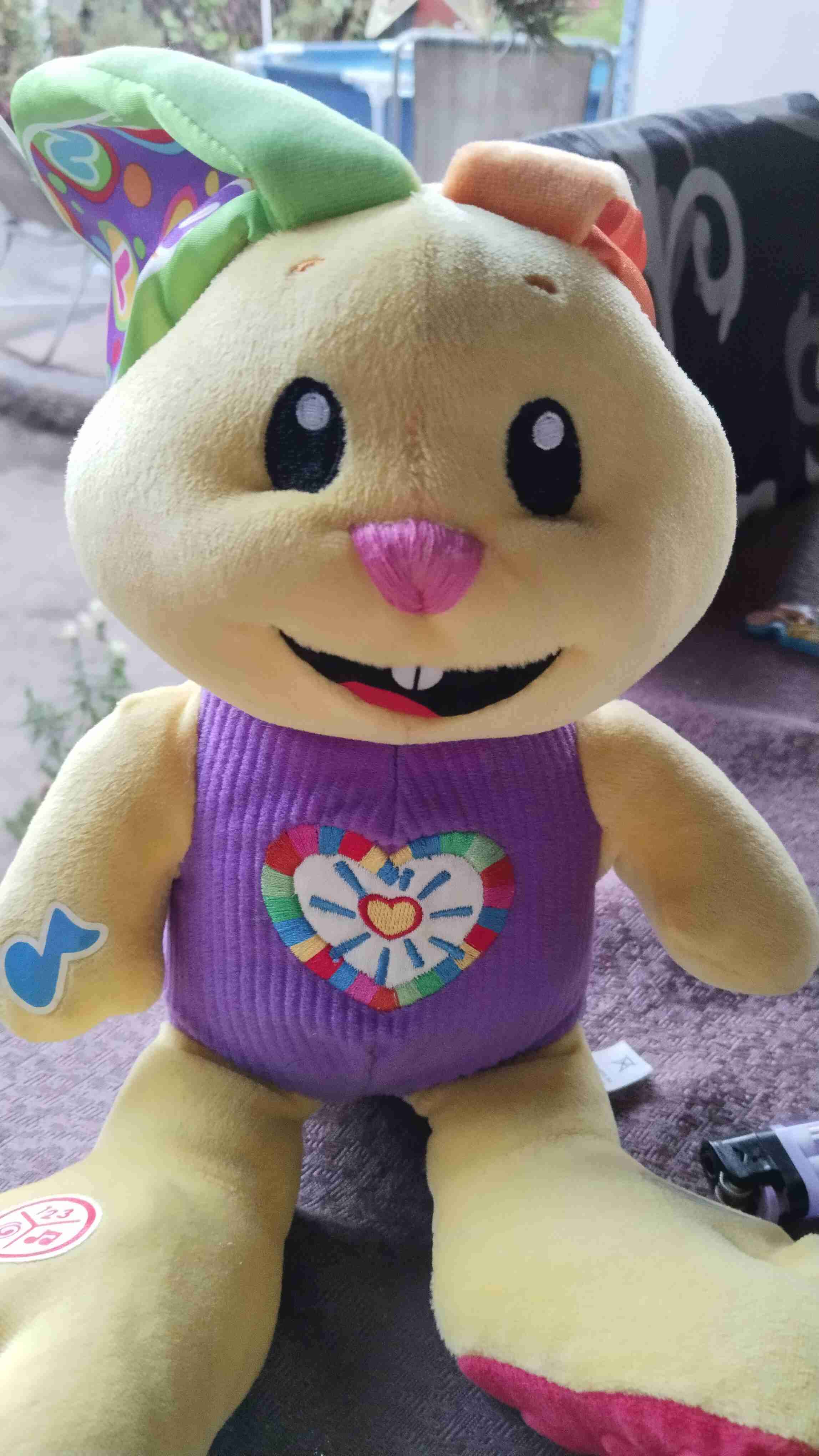 Peluche conejo musical