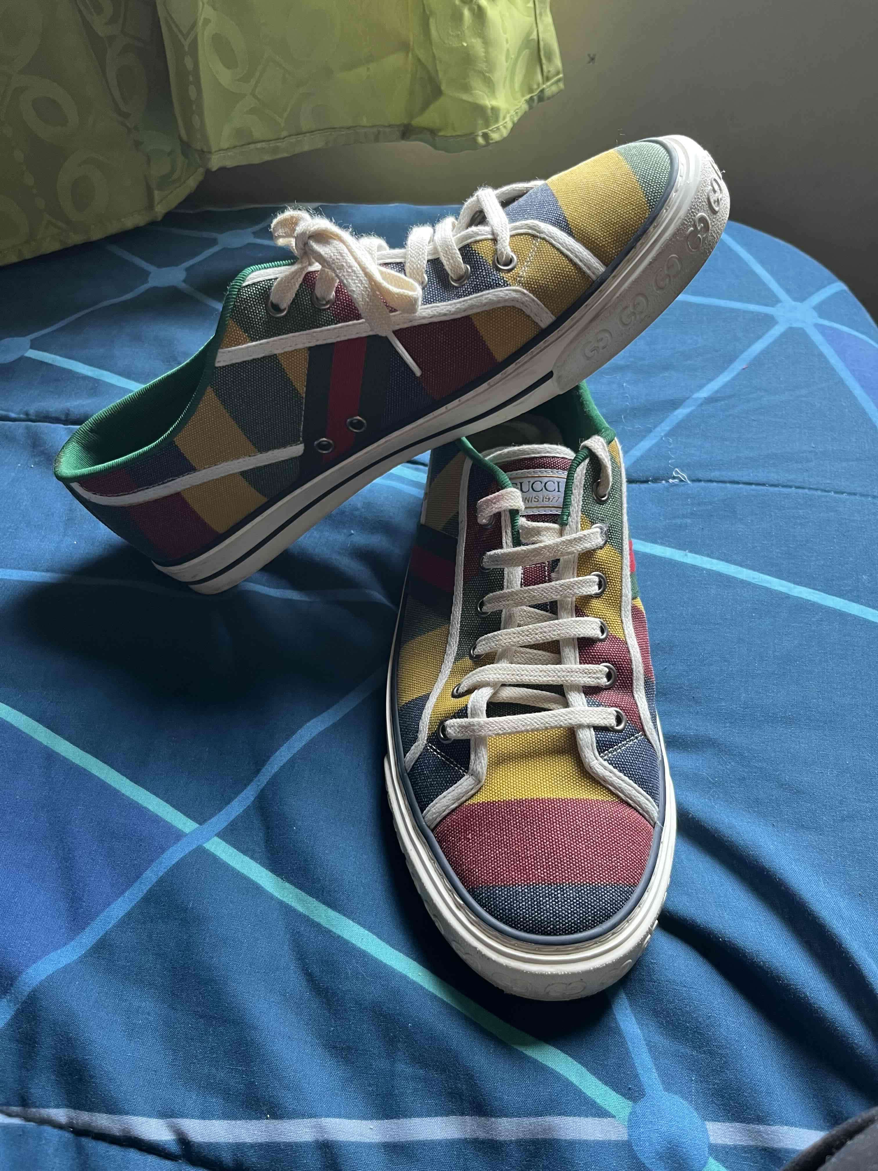 Zapatillas multicolor de lona Gucci