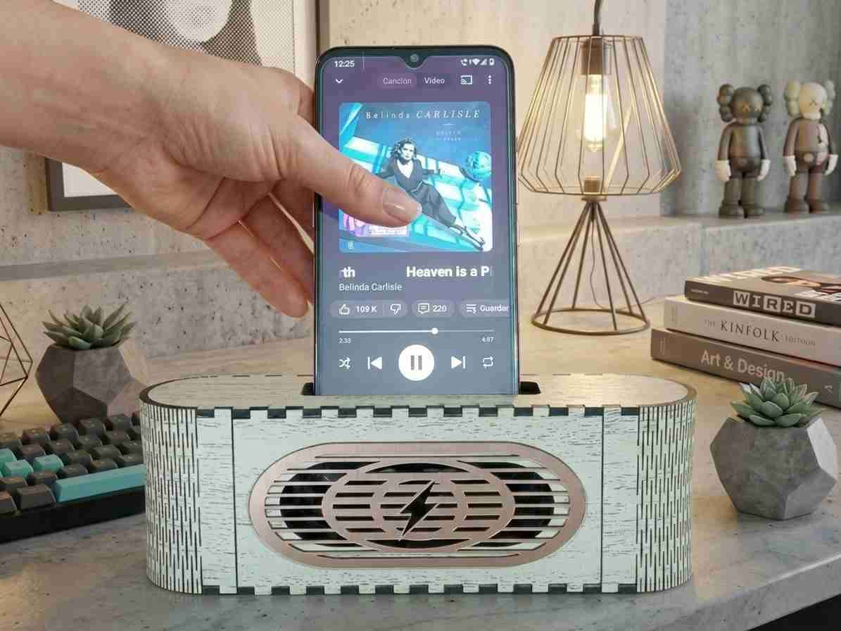 Dock amplificador para smartphone - miniatura 2