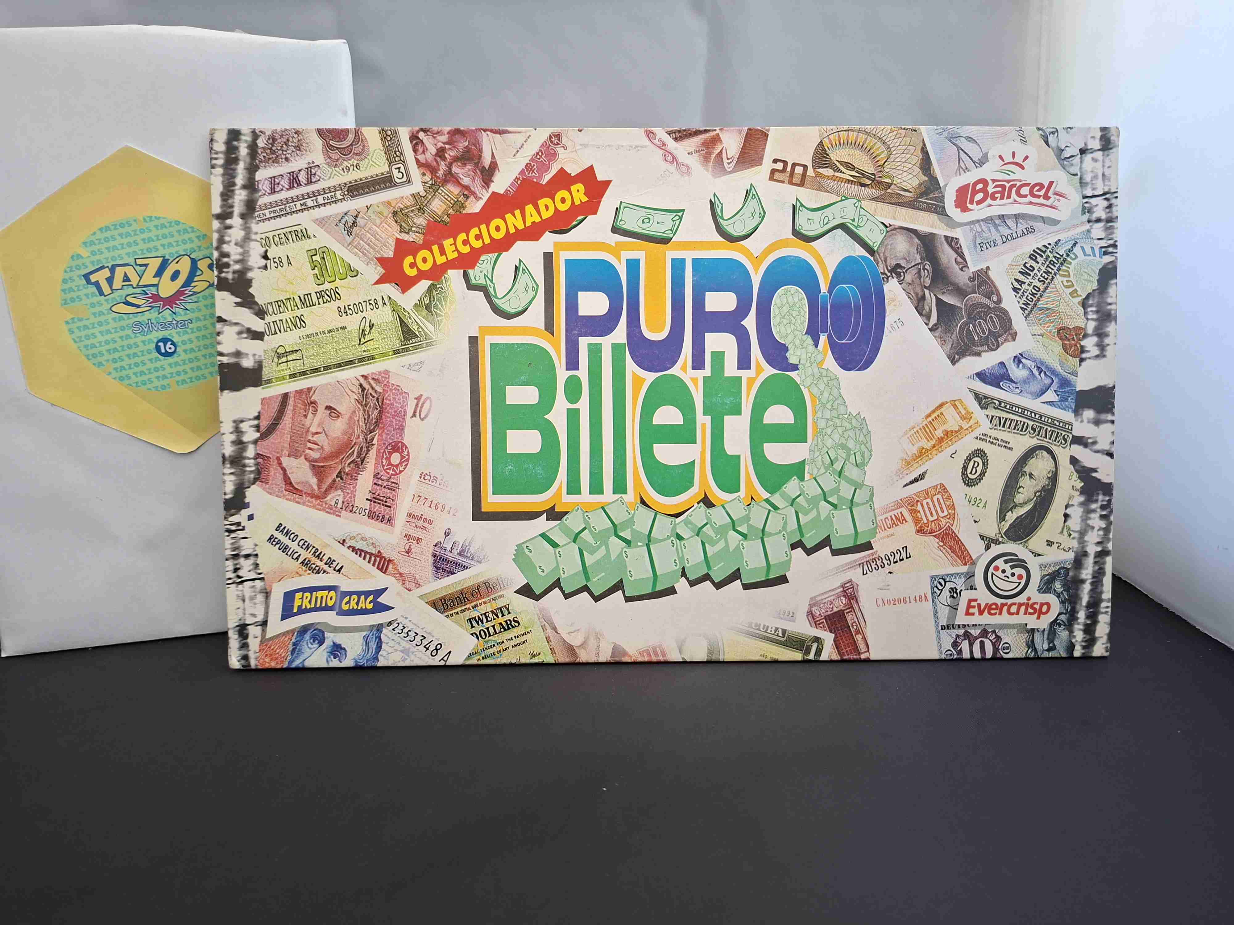 Coleccionador Puros Billetes completo Tazos