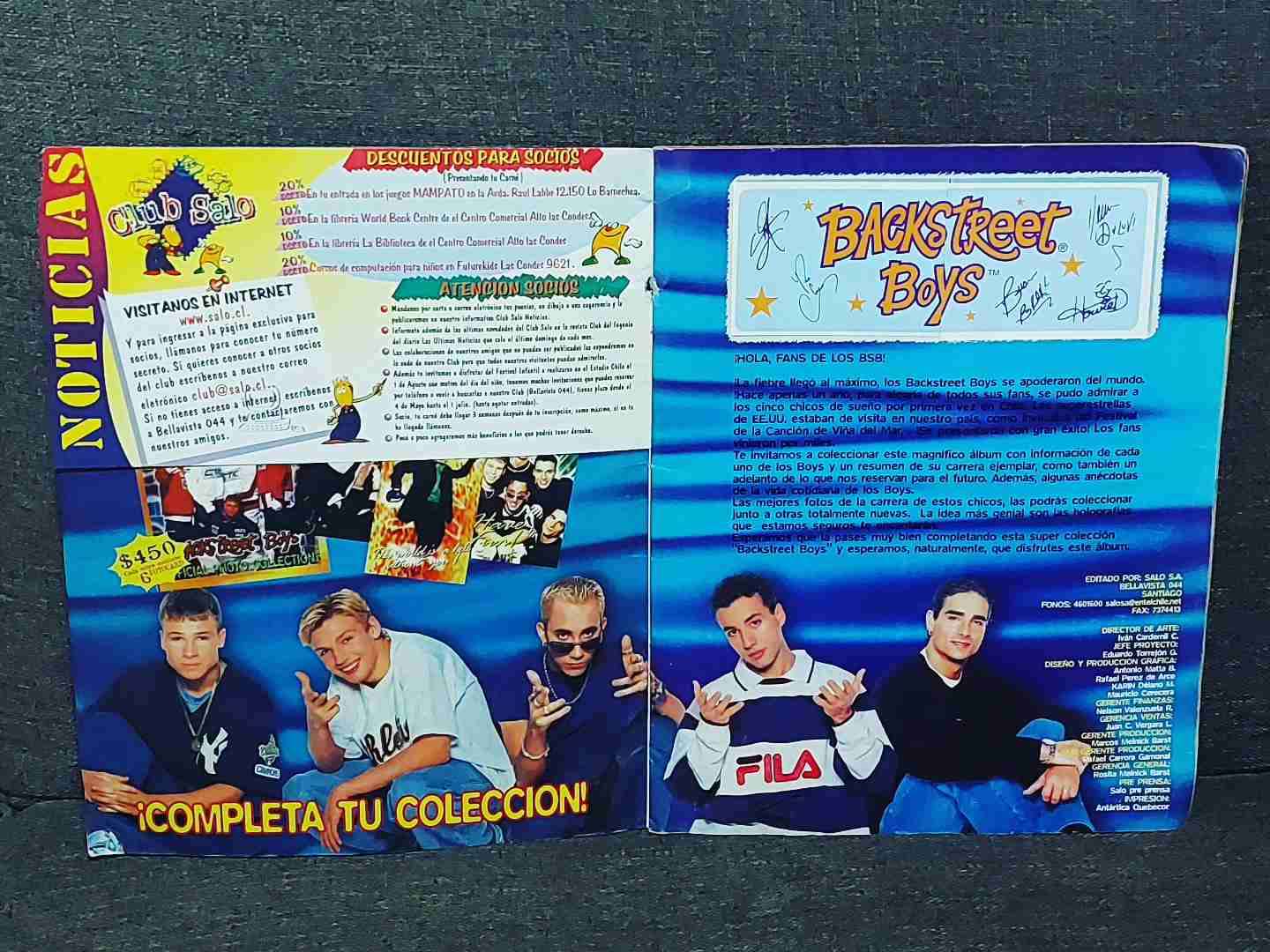 Álbum oficial Backstreet Boys de Salo Completo - miniatura 3