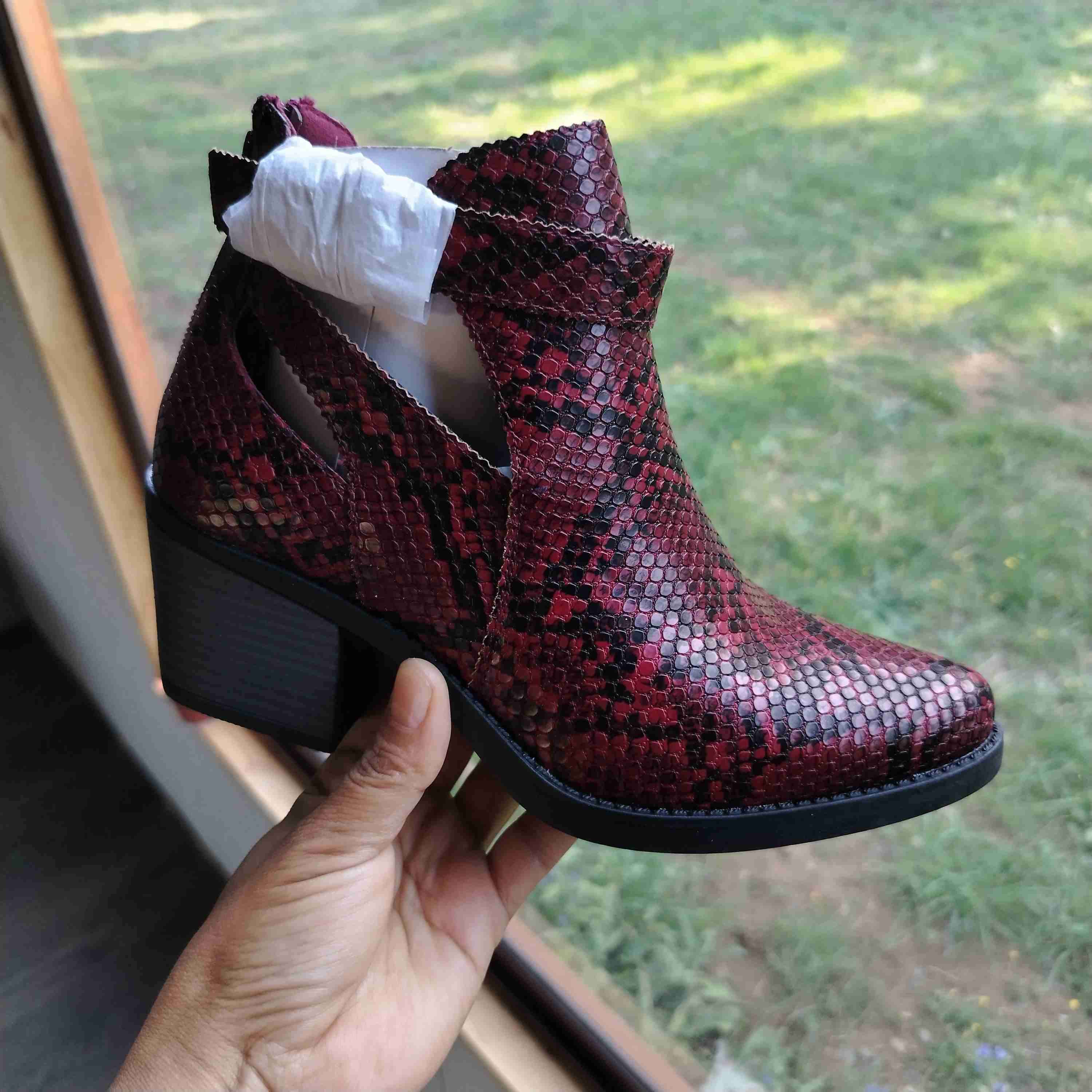 Zapatos camperos burdeos