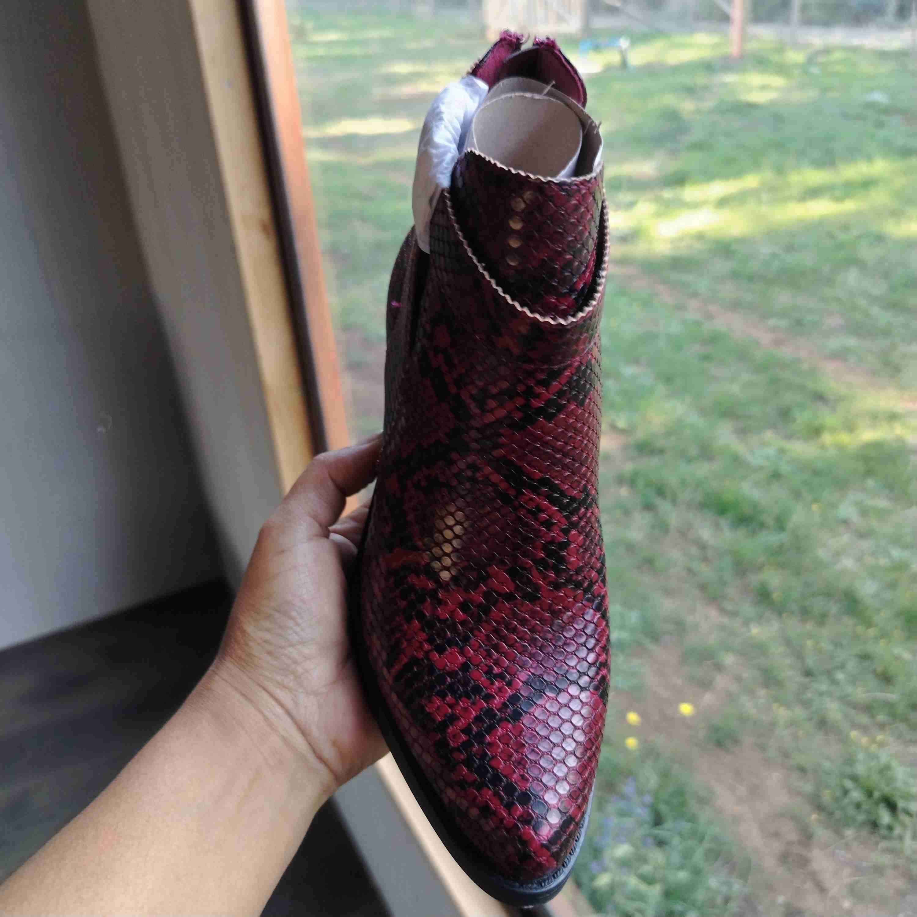 Zapatos camperos burdeos - miniatura 2