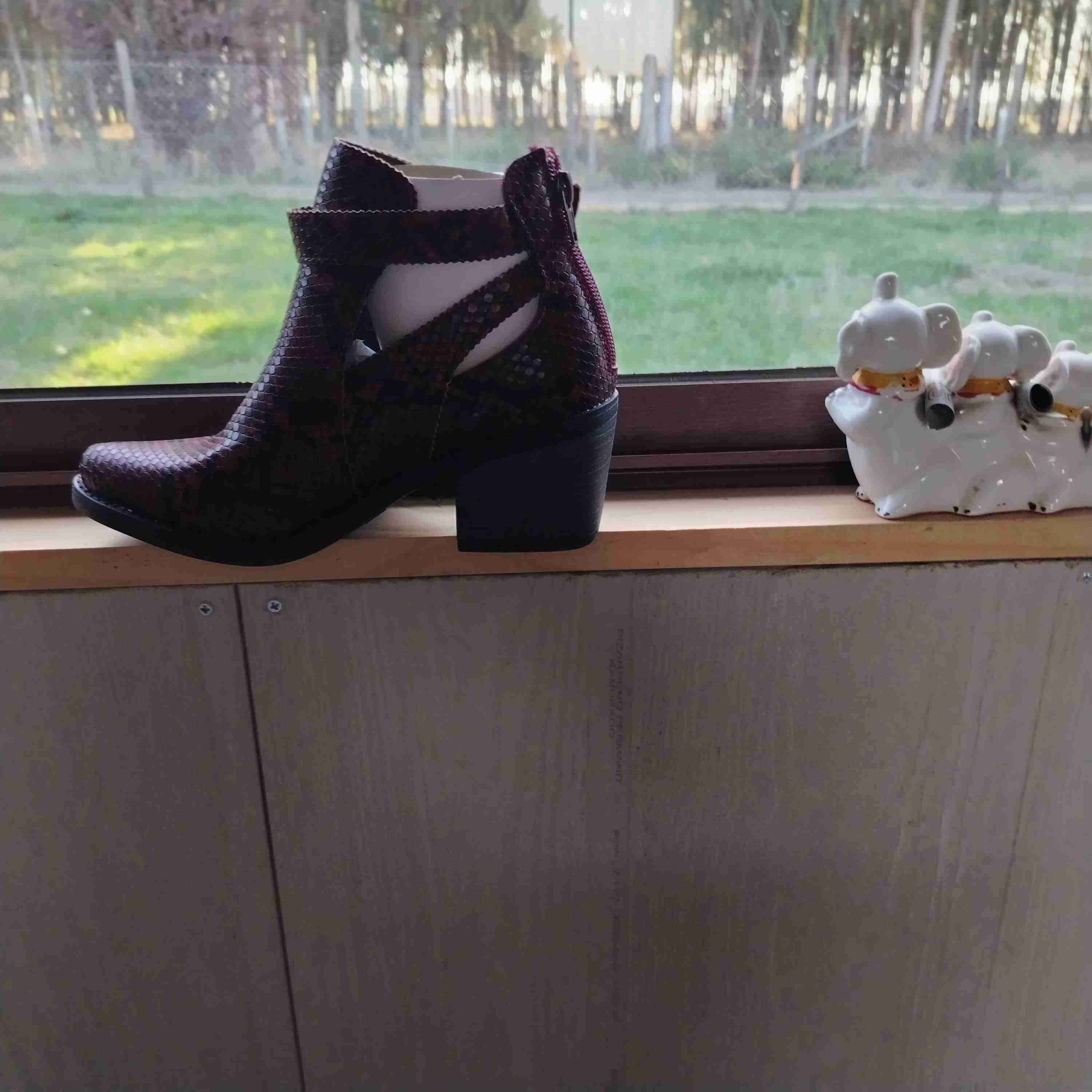 Zapatos camperos burdeos - miniatura 3