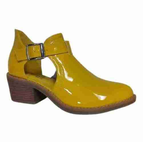 Zapato charol amarillo con hebilla - miniatura 2