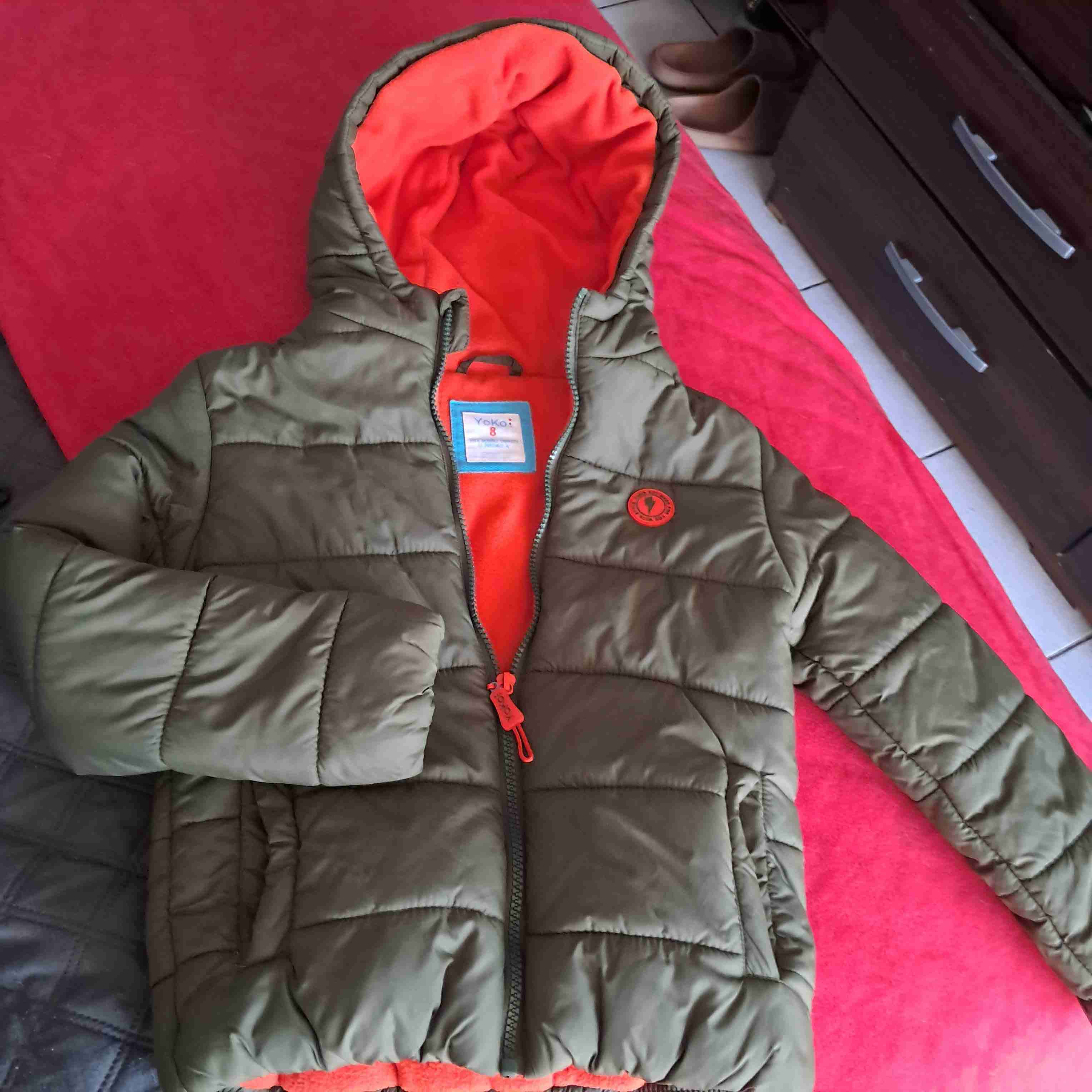 Chaqueta acolchada verde oliva