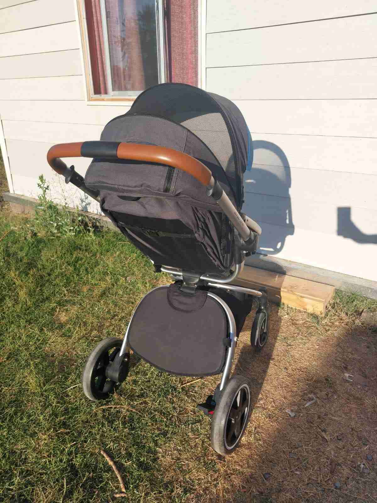 Coche de bebé Bebesit azul - miniatura 5