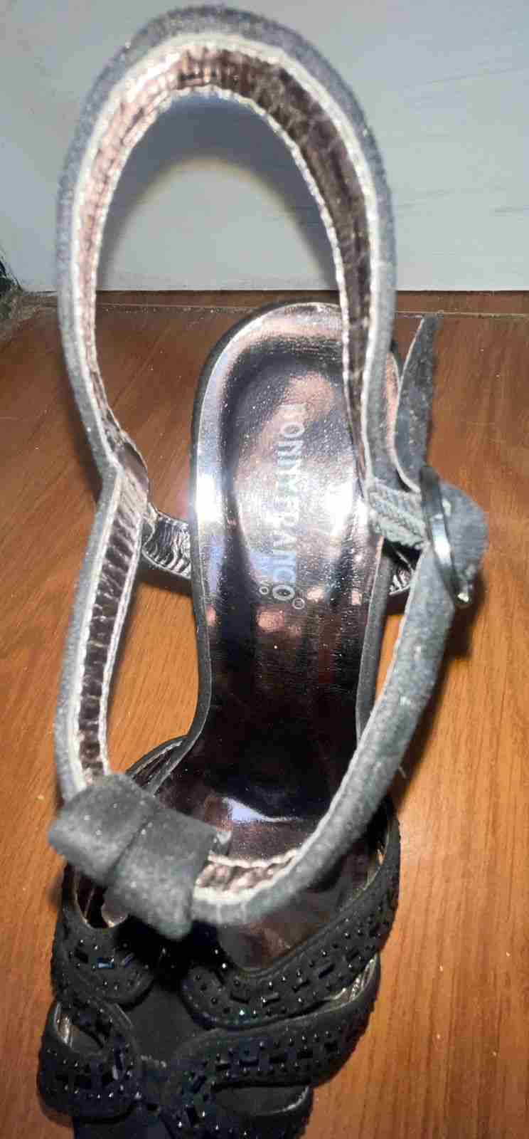 Sandalias negras de tacón alto N*38 - miniatura 6