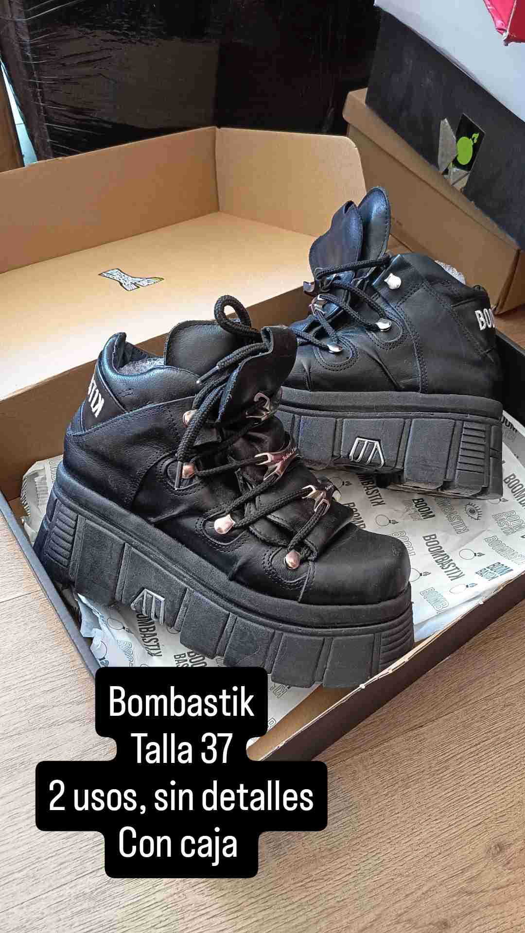 Botas negras Bombastik talla 37